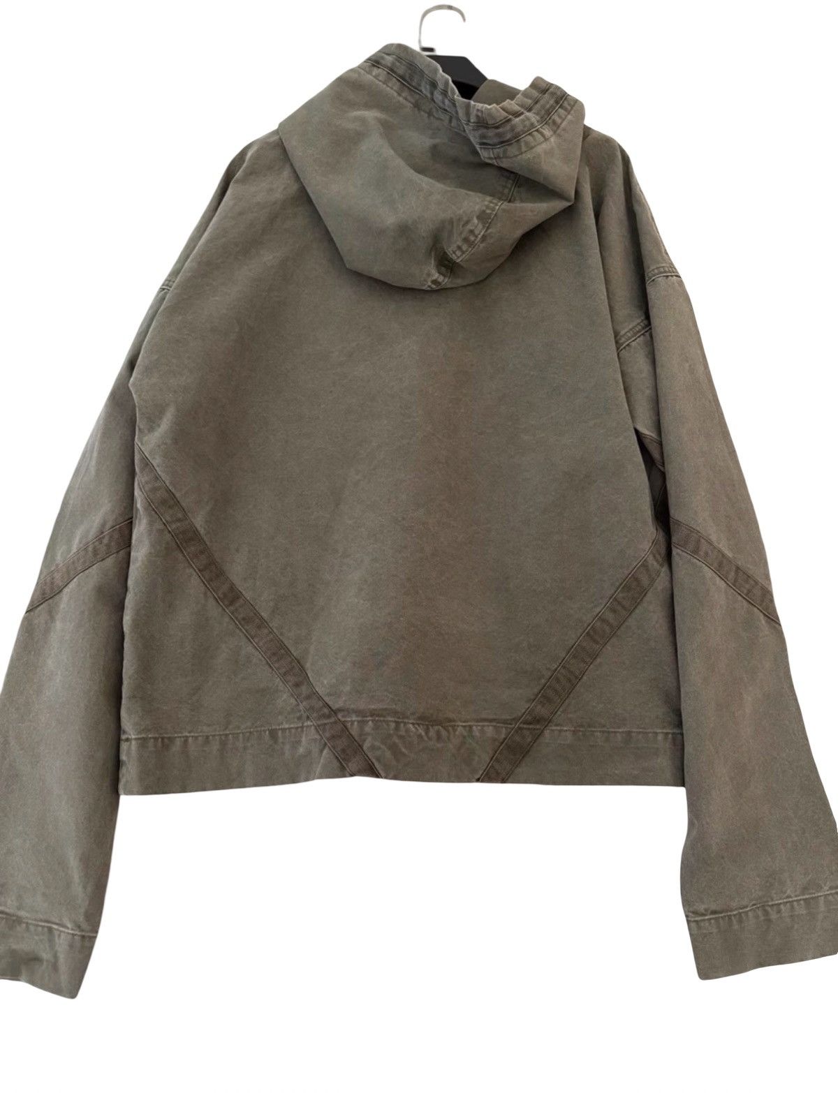 Greg Lauren Khaki tent cotton hoodie Size US L / EU 52-54 / 3 - 2 Thumbnail