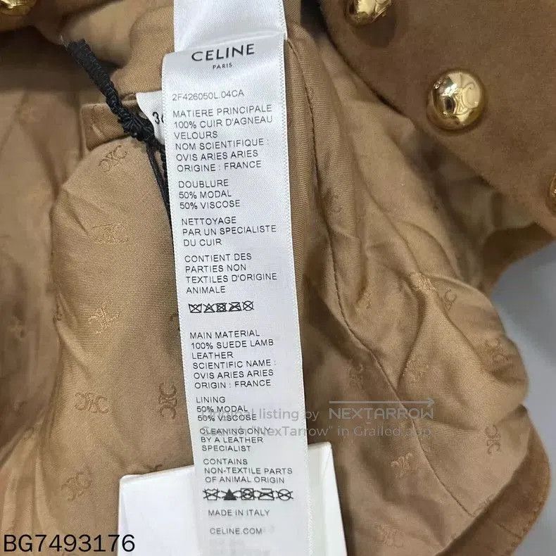 Celine Celine Brown Suede Leather Jacket. Size US M / EU 48-50 / 2 - 6 Thumbnail