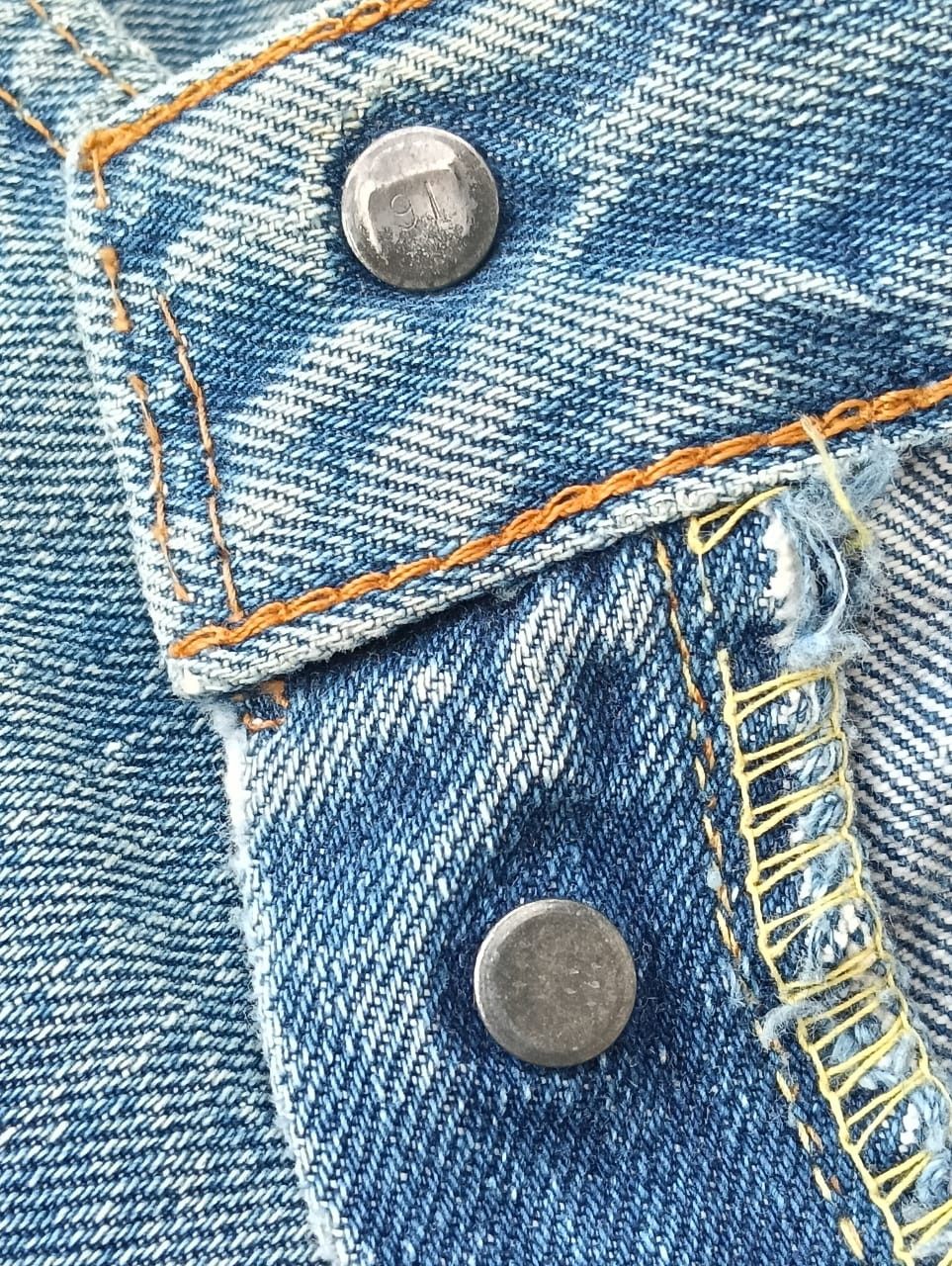 Levi's Early 60s Levi’s 501 Big E selvedge Distressed Button 16. Size US 30 / EU 46 - 11 Thumbnail