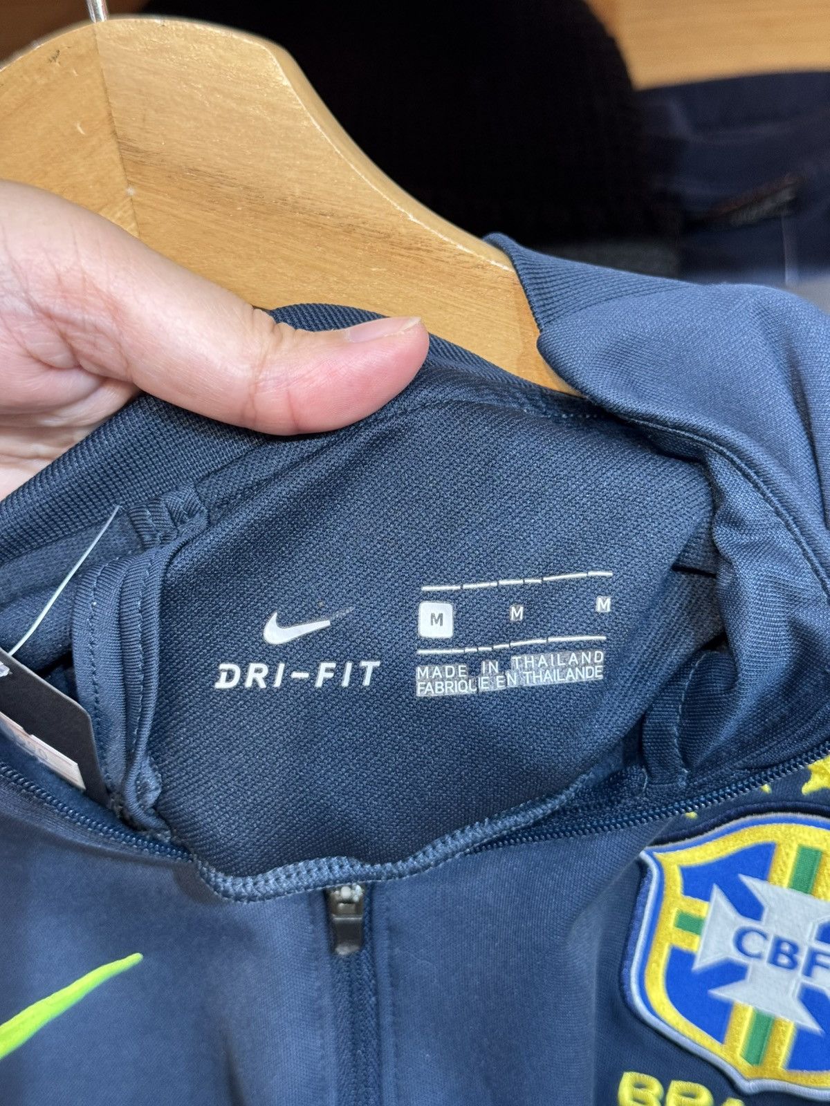 Nike Brazil 2017-18 Training Drill Top Size US M / EU 48-50 / 2 - 10 Thumbnail