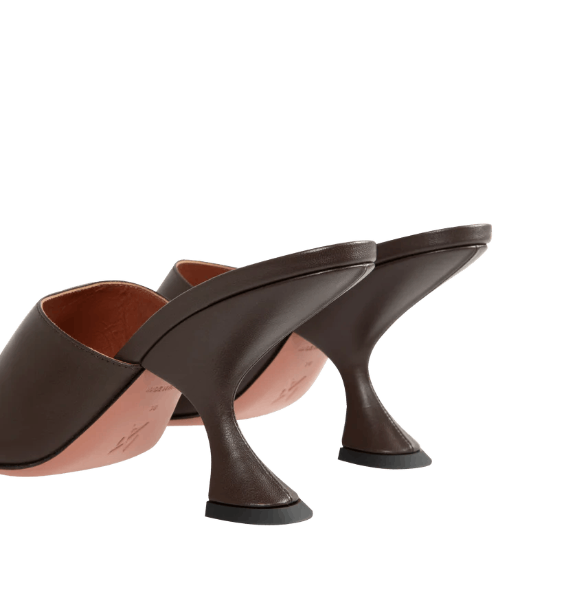 Amina Muaddi o1h1sh11225 Tylor Slipper 90 in Coffee/Dark Brown Size US 9 / IT 39 - 4 Thumbnail