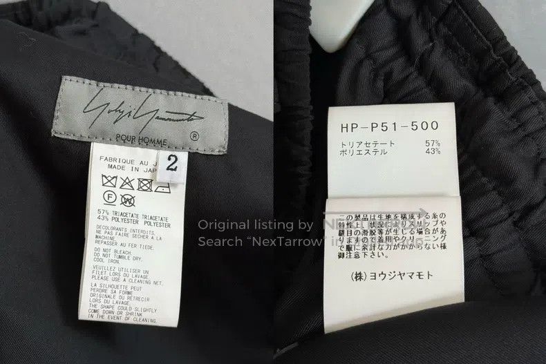 Yohji Yamamoto YOHJI YAMAMOTO size M Low-waisted Pleated Three Acetate Pa Size US 27 - 7 Thumbnail