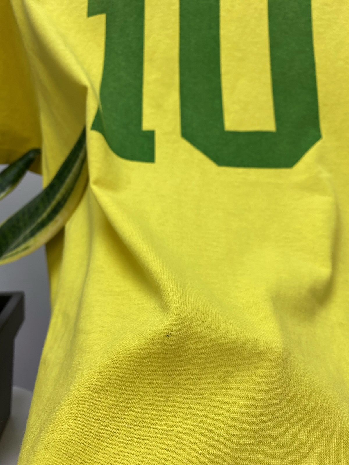 Other × Vintage Brazil 10 Pele Toffs Football Soccer Jersey Retro Remake Size US L / EU 52-54 / 3 - 18 Thumbnail