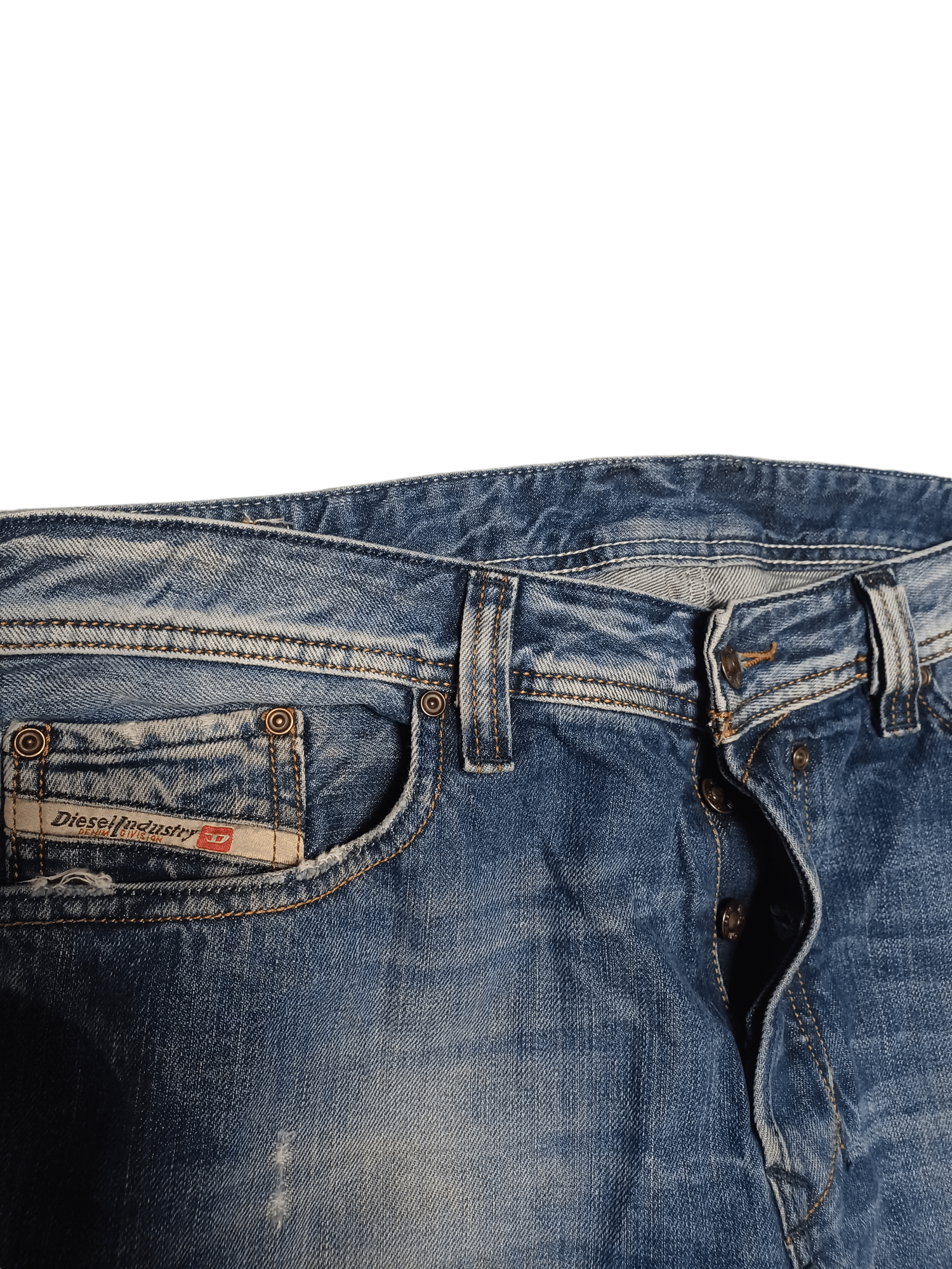 Diesel DIESEL SAFADO DISTRESSED JEANS DENIM W36 L34 AVANT GARDE Size US 36 / EU 52 - 3 Thumbnail