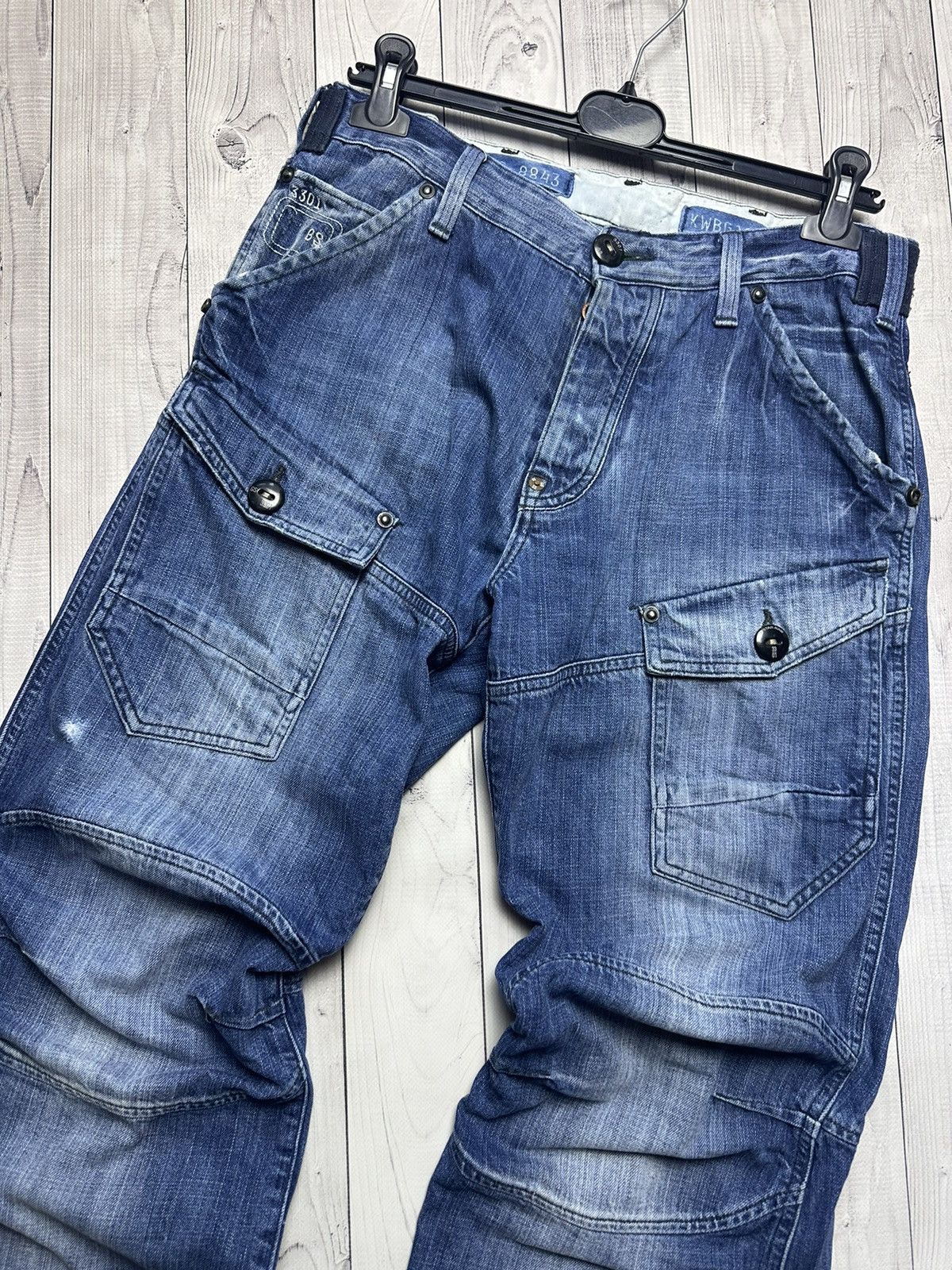 Vintage G Star raw denim pants size 32/32 pockets rare