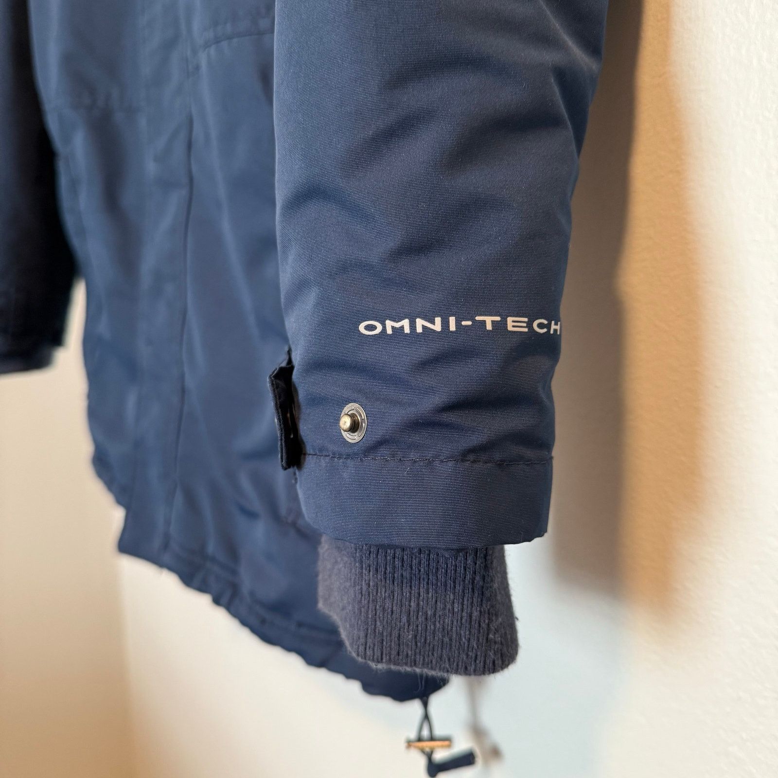 Columbia Columbia Omni-Tech Navy Blue Insulated Ski Jacket Mens Sz M Size US M / EU 48-50 / 2 - 6 Thumbnail