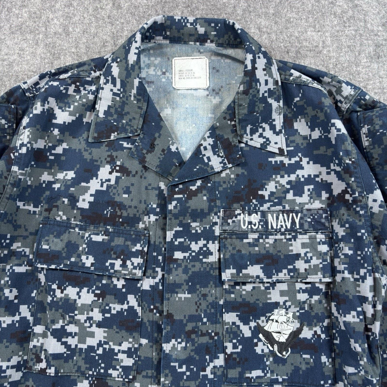 Other US NAVY NWU Type I Blue Digital Camo Working Small-Regular Size US S / EU 44-46 / 1 - 2 Thumbnail