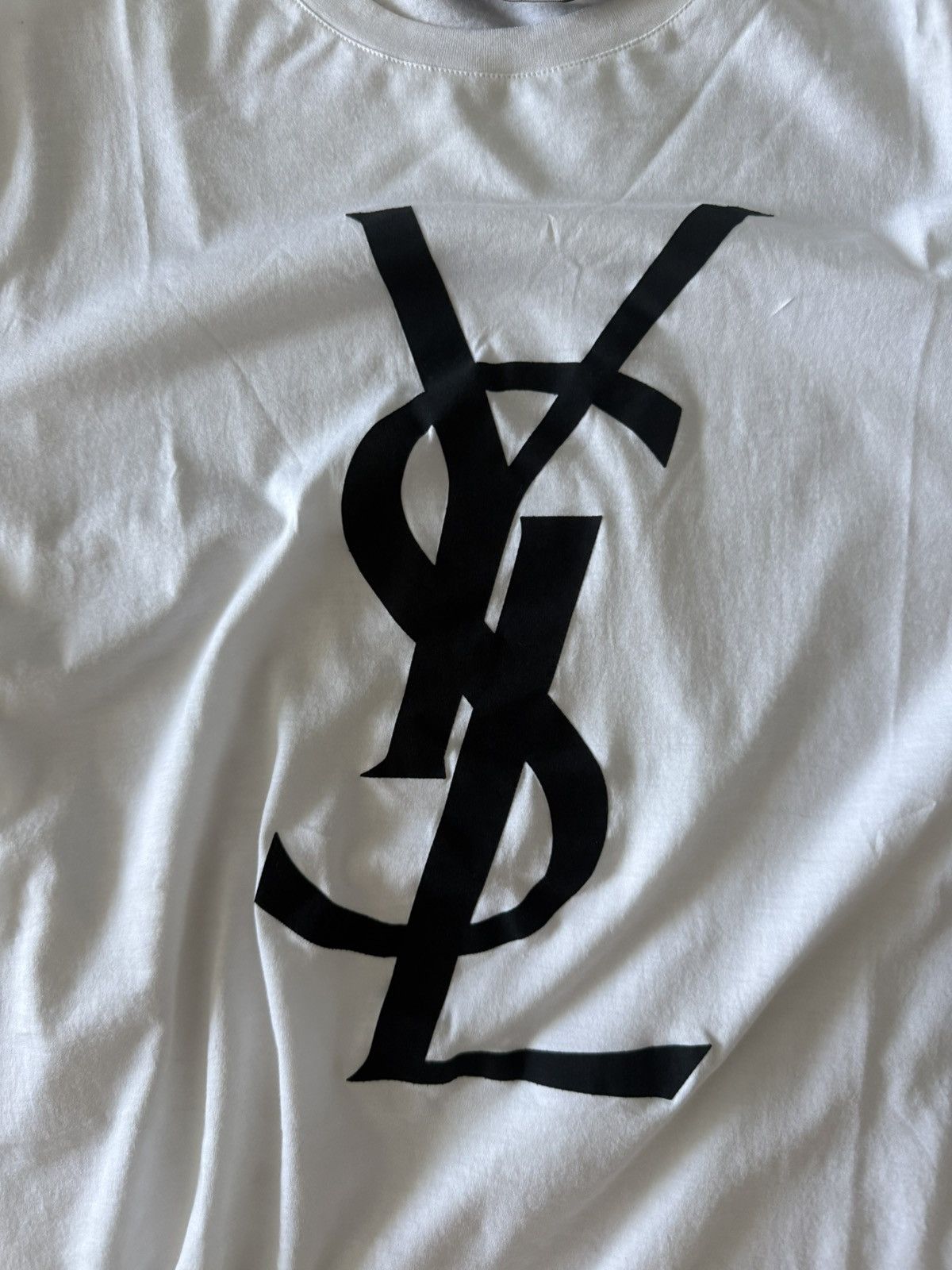 Yves Saint Laurent YSL logo t-shirt Size US XL / EU 56 / 4 - 2 Thumbnail