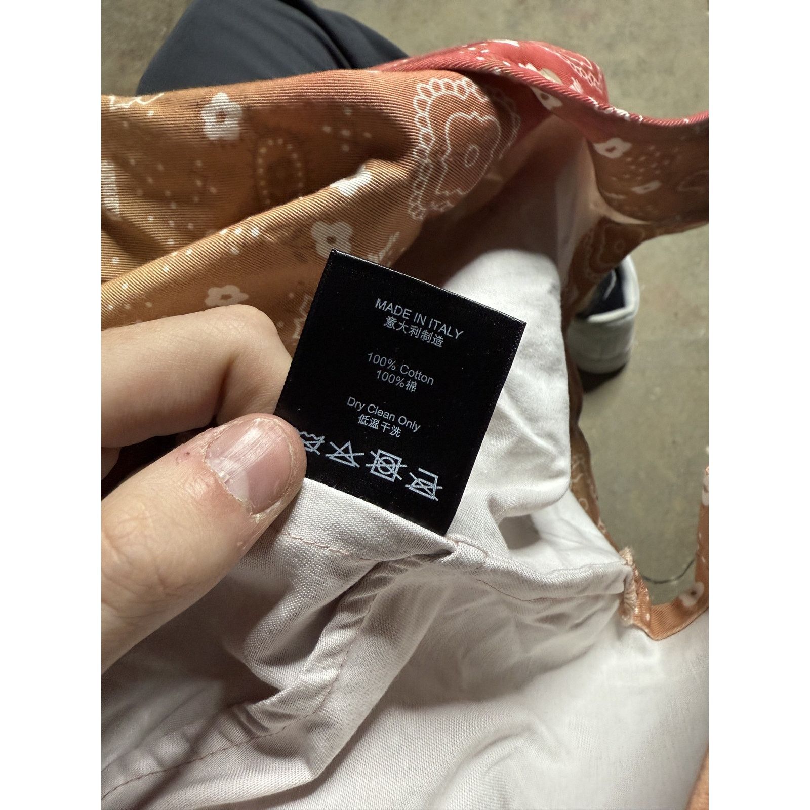 Rhude Rhude Button Up Orange All Over Print Used Small Size US S / EU 44-46 / 1 - 3 Thumbnail