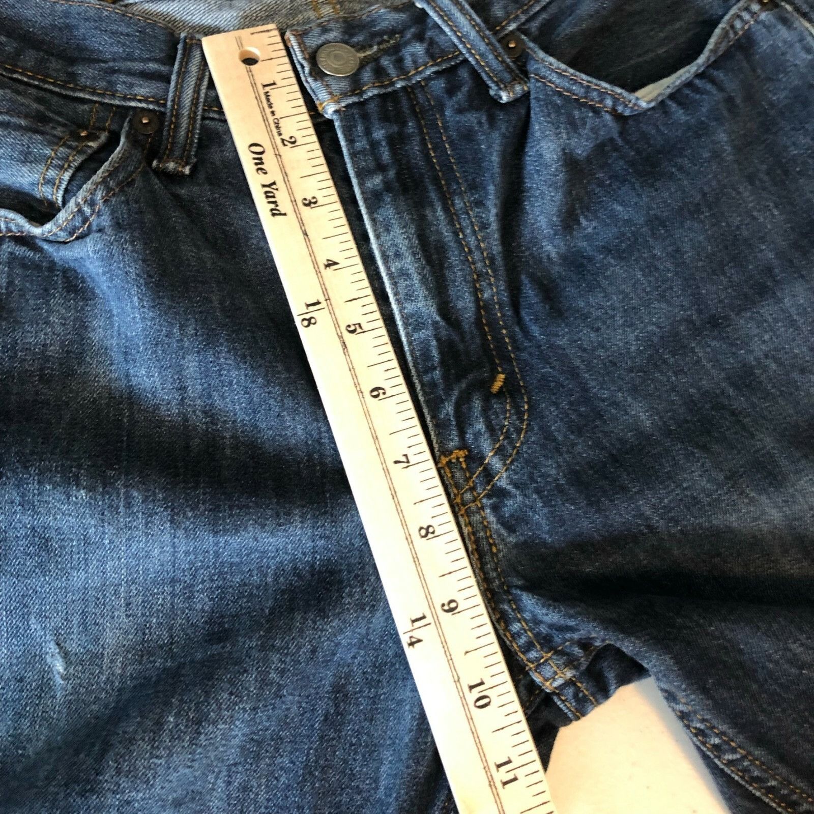 Levi's Levis Mens Jeans 514 Straight Fit Dark Wash 32x32 Size US 32 / EU 48 - 8 Thumbnail