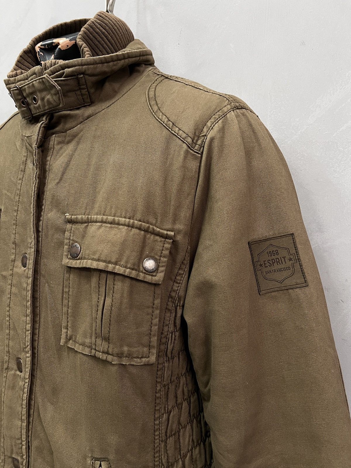 Junya Watanabe Brown washed distressed canvas jacket zipper Watanabe style Size US XL / EU 56 / 4 - 3 Thumbnail