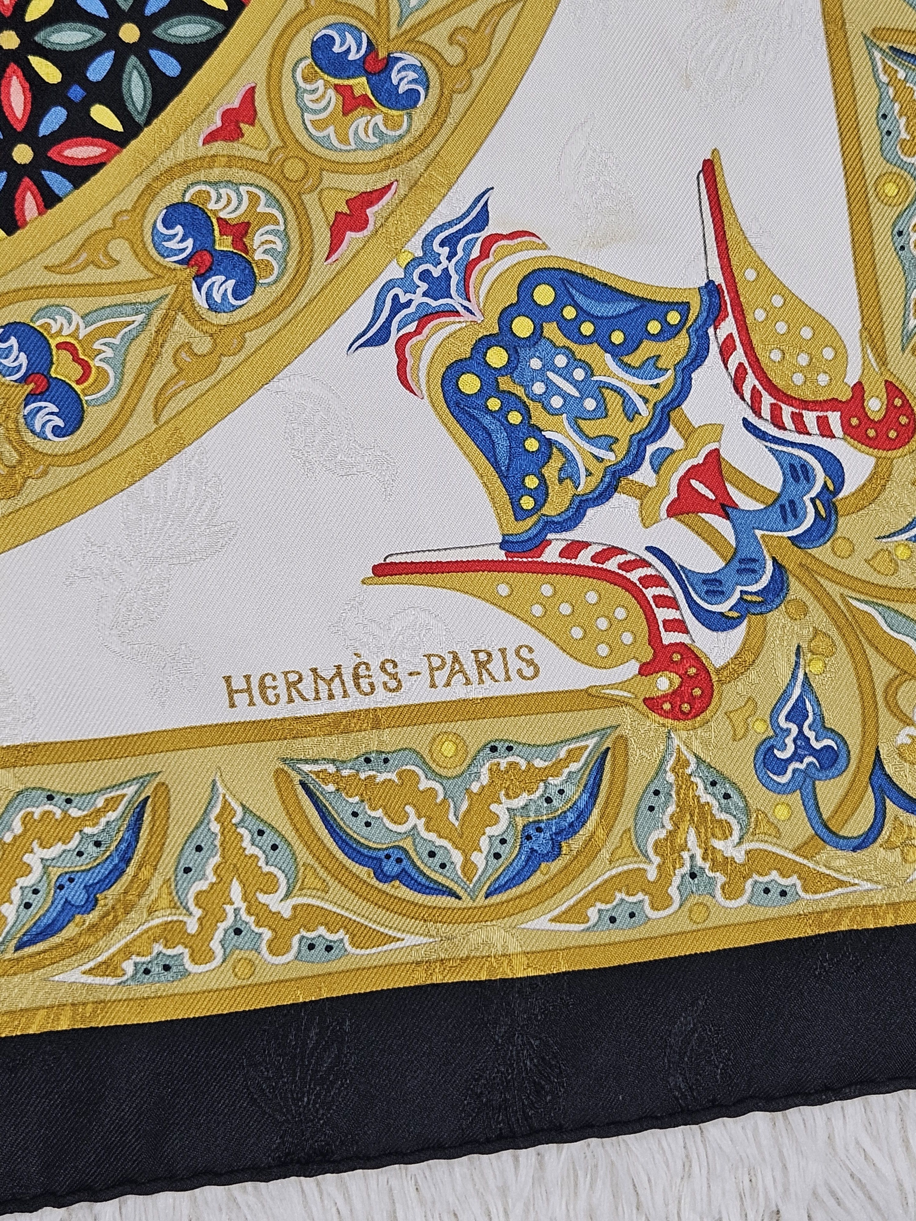 Hermes Hermes Ciels Byzantins by Julia Abadie silk scarf Size ONE SIZE - 4 Thumbnail