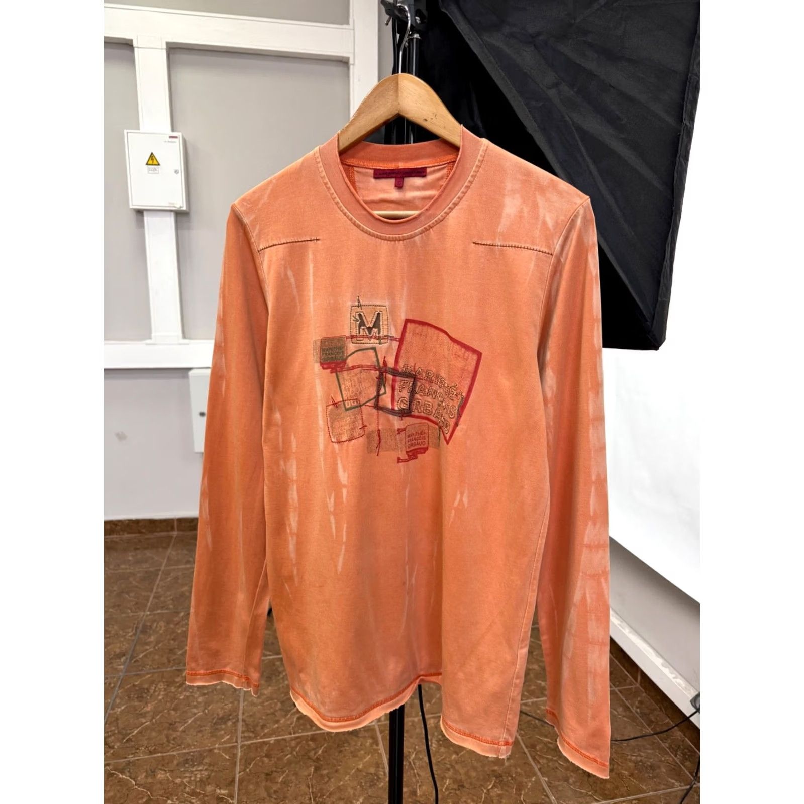 Vintage 🇫🇷 Vintage 00s Marithe Francois Girbaud Archive Long Sleeve Size 16 Orange Size US L / EU 52-54 / 3 - 2 Thumbnail