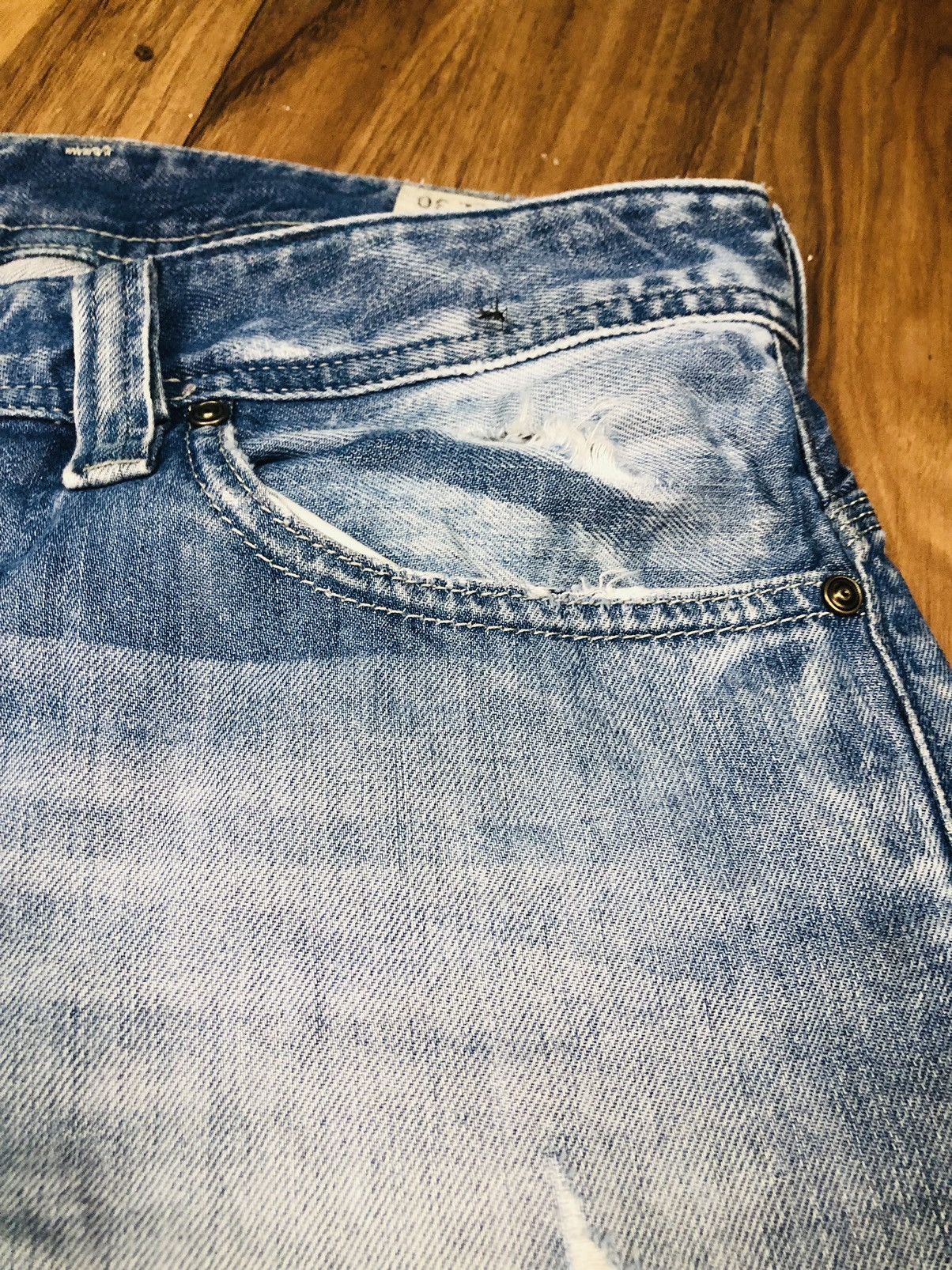 Diesel Diesel Industry Distress Jeans (33) Size US 28 / EU 44 - 9 Thumbnail