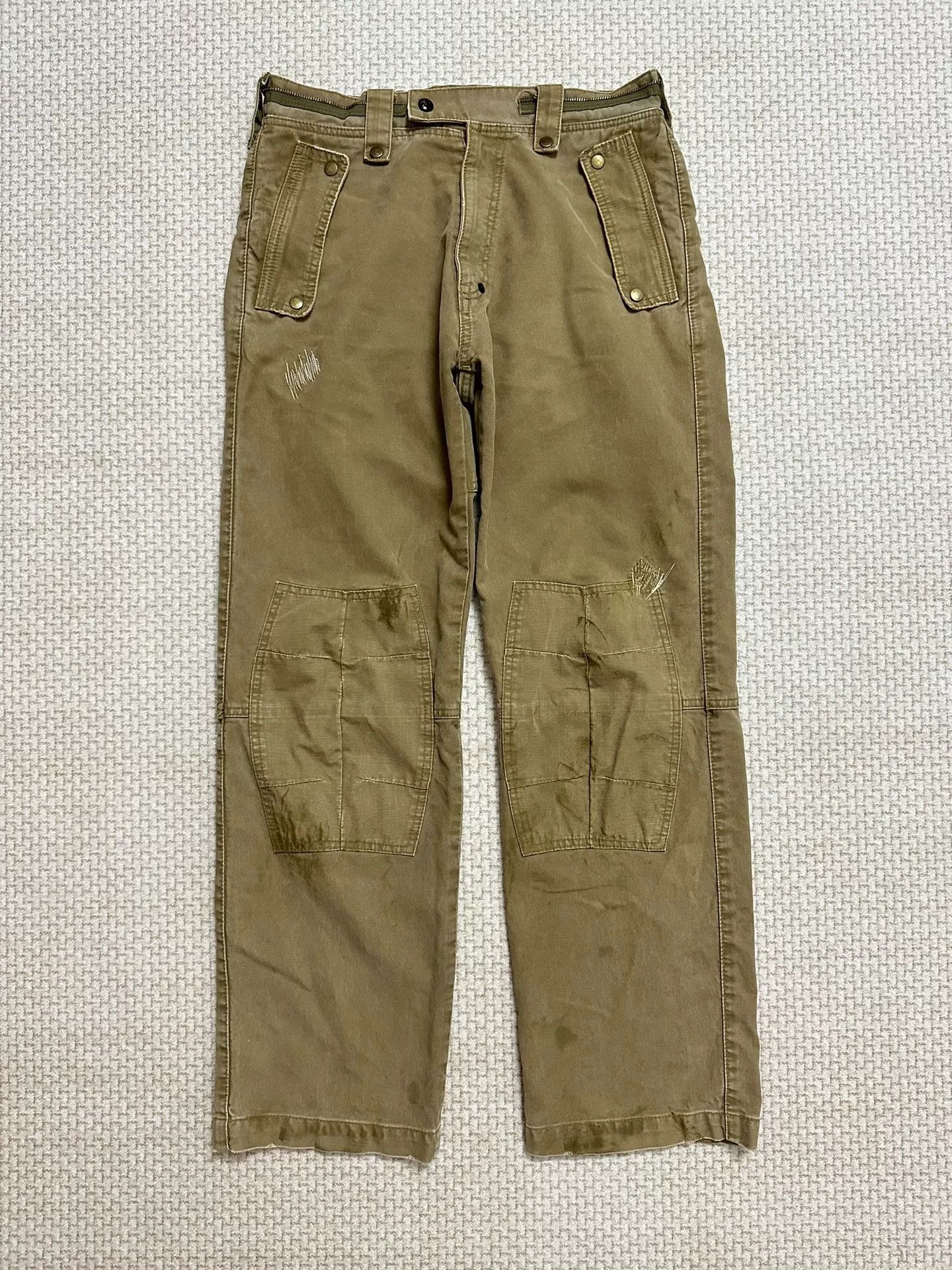 Prps PRPS RALPH LAUREN Distressed Cargo Pants Size US 30 / EU 46 - 1 Thumbnail