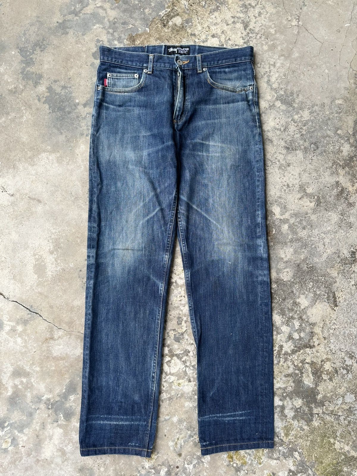 Stussy × Vintage Vintage Stussy Rough & Rugged Jeans Size US 30 / EU 46 - 2 Thumbnail