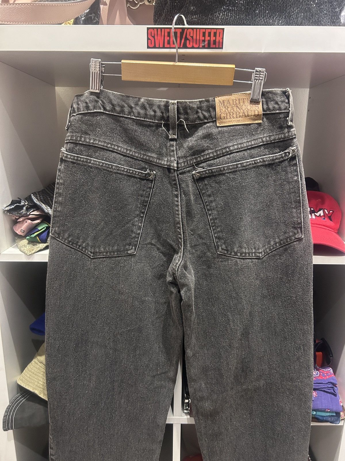 Marithe + Francois Girbaud vintage Marithe Francois Girbaud stone-washed black denim Size US 30 / EU 46 - 4 Thumbnail