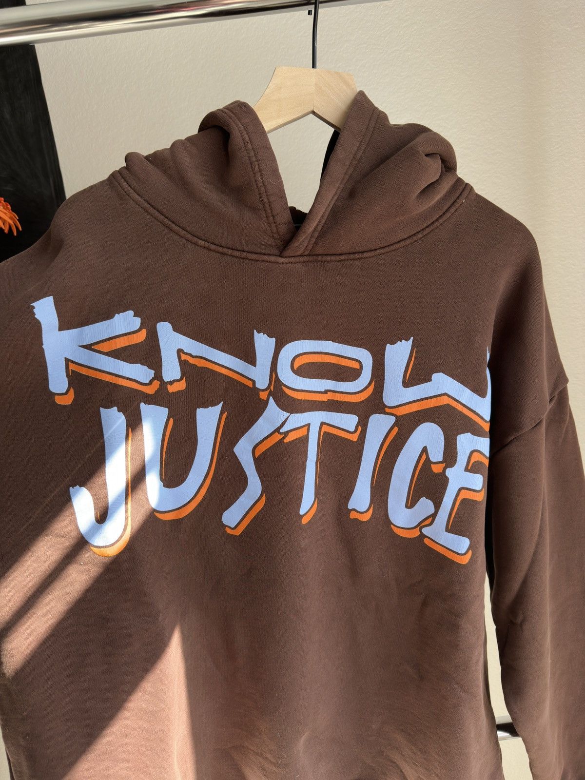 Barriers Know Justice Know Peace Hoodie Brown Size US M / EU 48-50 / 2 - 3 Thumbnail