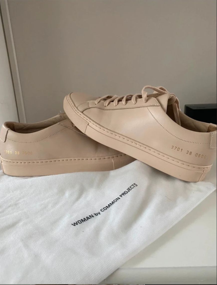 Common Projects Common Projects Original Achilles Rose Beige Sneakers Size US 7.5 / IT 37.5 - 3 Thumbnail