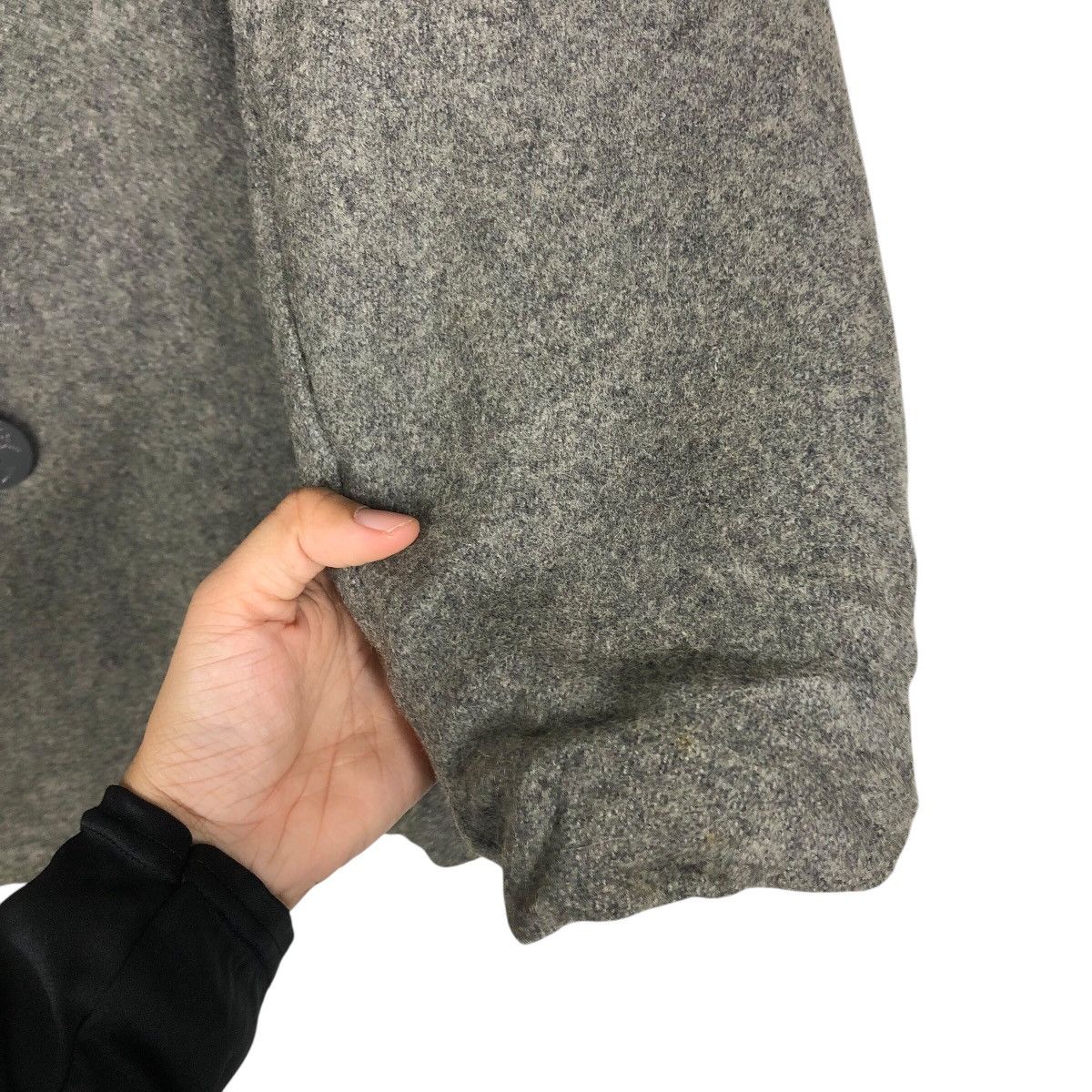 Schott 📌Vintage Pea Jacket Schott Wool Biker Jacket Double Collar Size US M / EU 48-50 / 2 - 16 Thumbnail