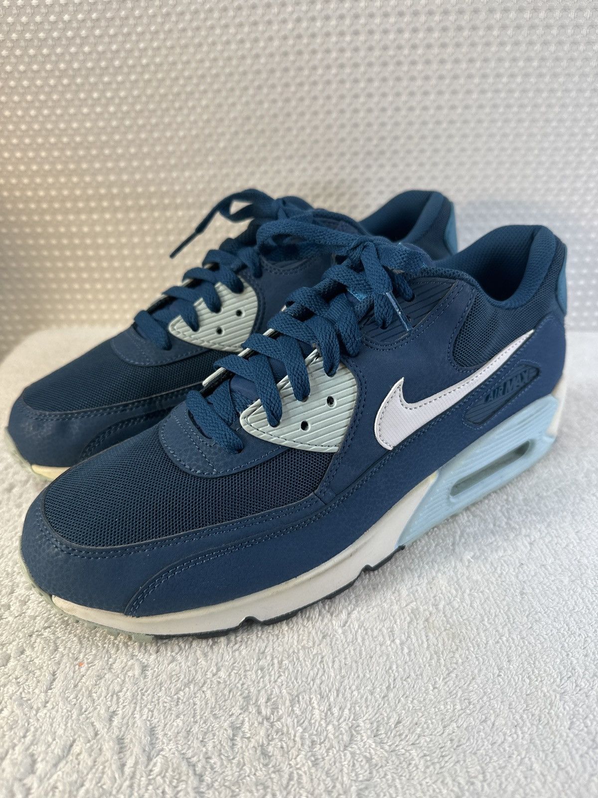 Nike Nike Wmns Air Max 90 Essential 'Blue Force' Shoes Size US 11.5 / IT 41.5 - 2 Thumbnail