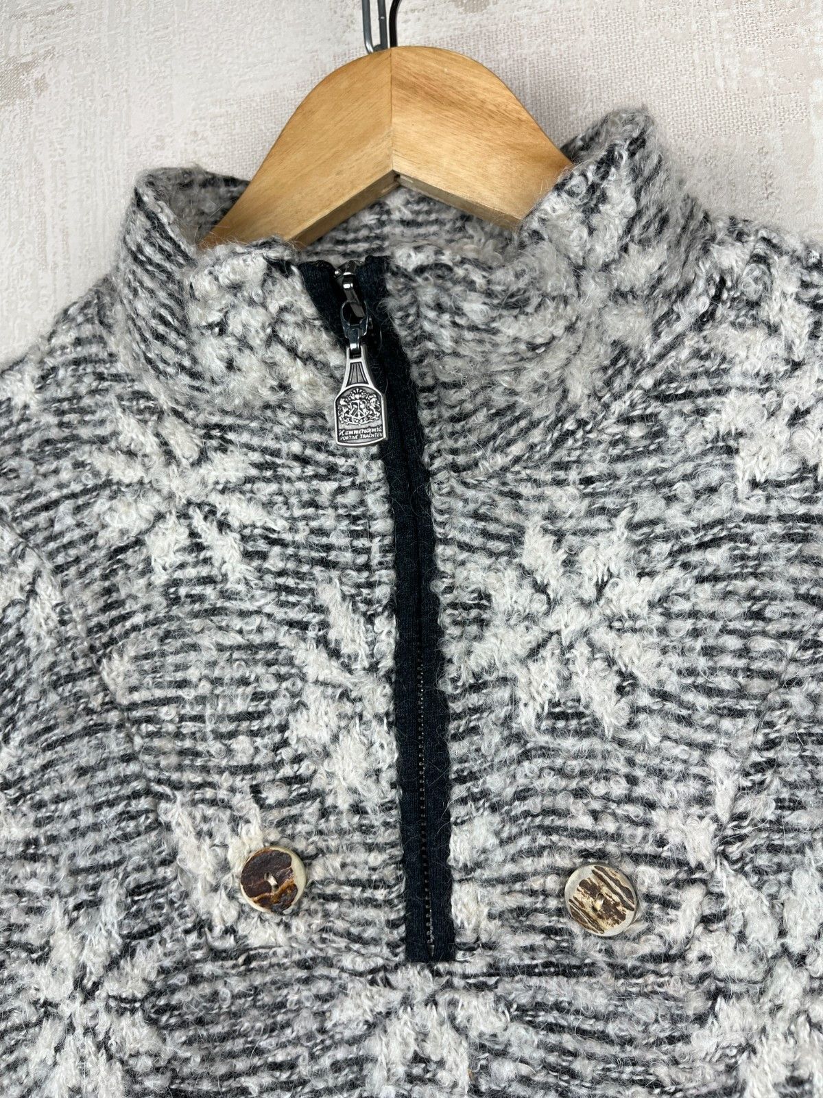 Vintage Hammerschmid Floral Wool Mohair Viscose Pullover Sweater Size L / US 10 / IT 46 - 5 Thumbnail
