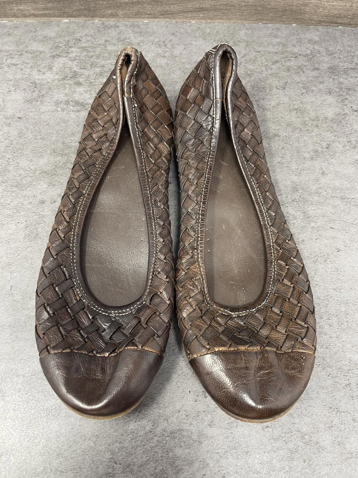 Other Calzoeria Toscano Shoes Womens Size 39.5 (8.5) Brown Leather Size US 8.5 / IT 38.5 - 3 Thumbnail