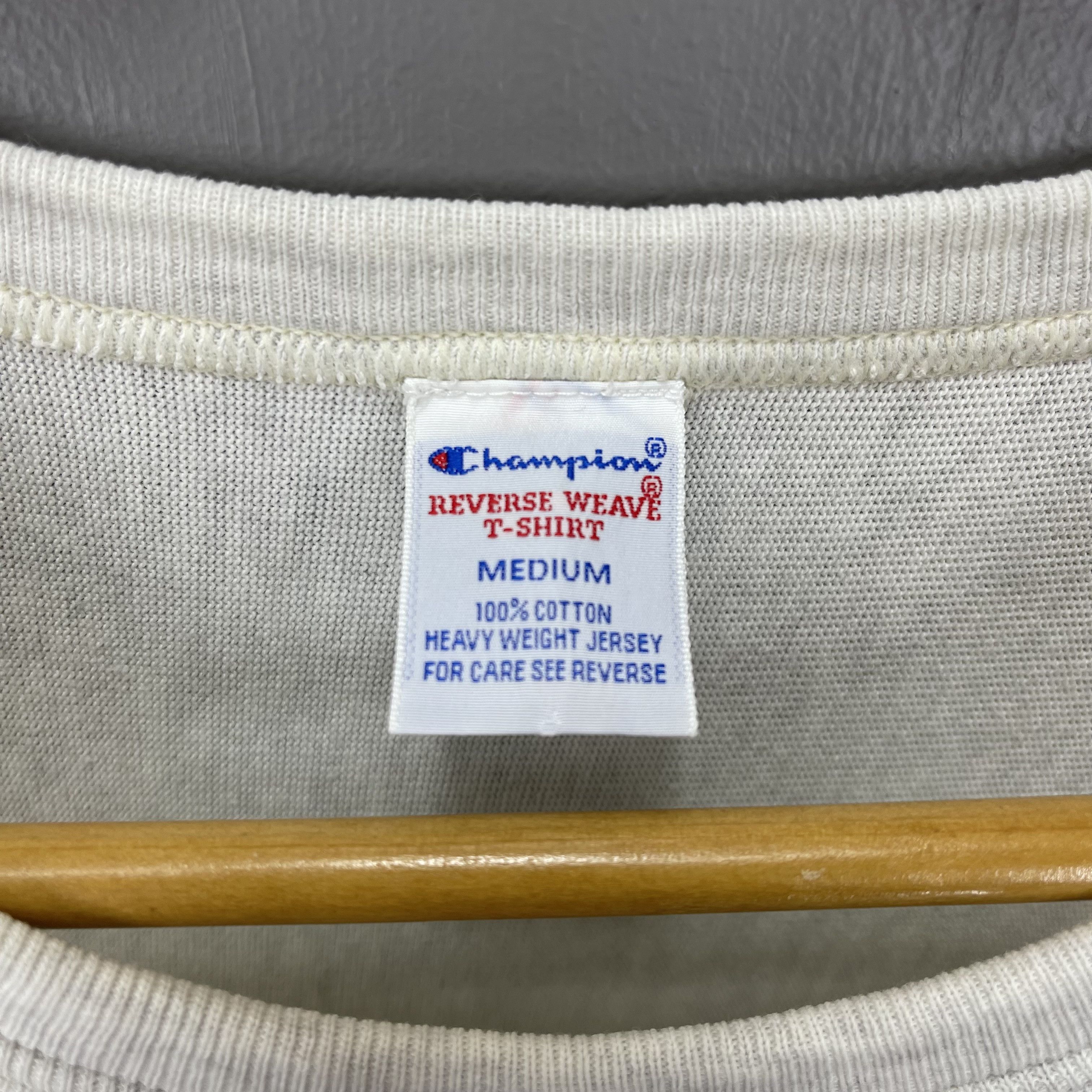 Champion 90s Vintage CHAMPION REVERSE WEAVE T Shirt #1759/07 Size US M / EU 48-50 / 2 - 6 Thumbnail