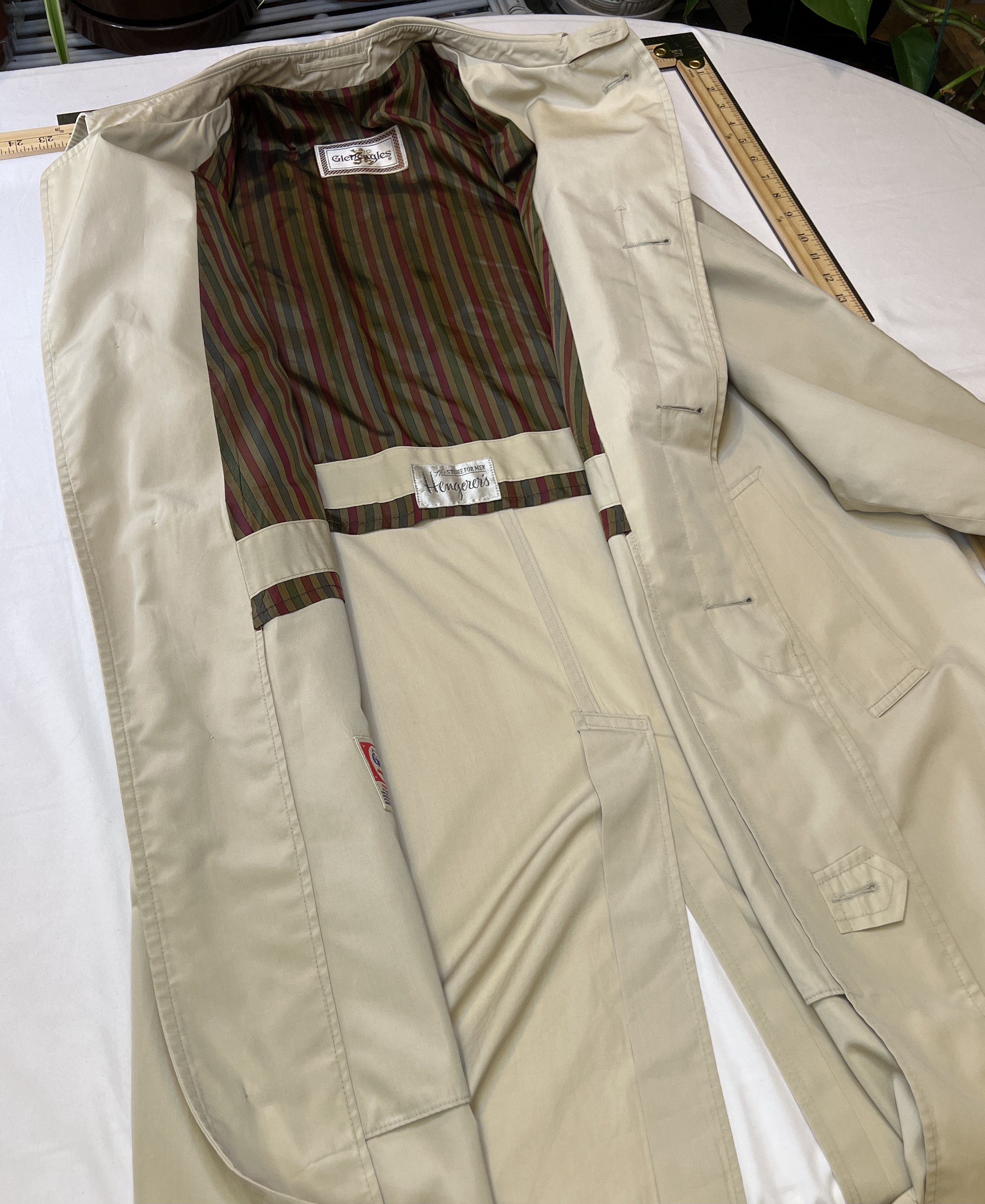Vintage Hengerer's Gleneagle Vintage Trench Coat Men's Size 42L Size US XL / EU 56 / 4 - 9 Thumbnail