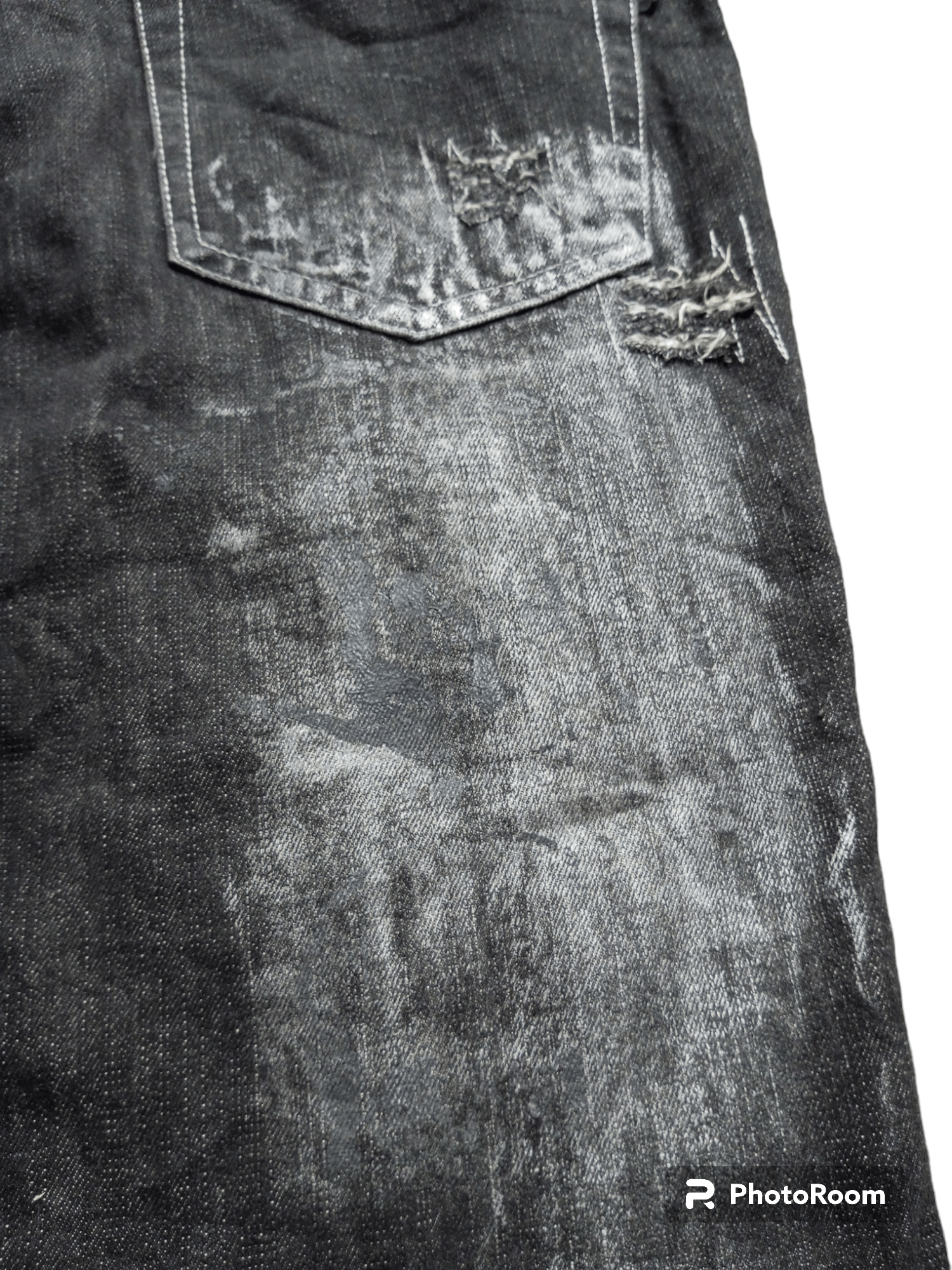 BERNINGS SHO Berning sho punk studded skull flared distressed jeans Size US 30 / EU 46 - 10 Thumbnail