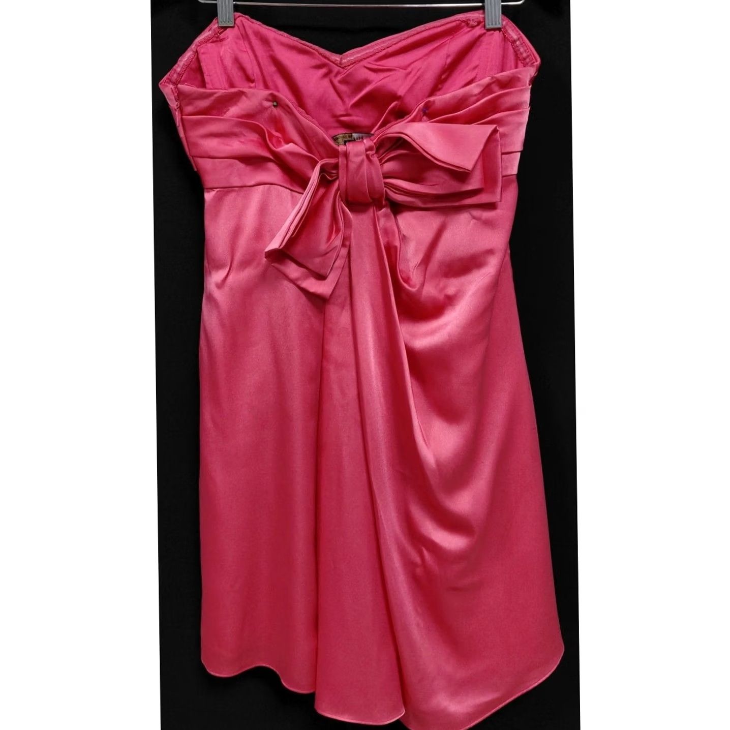Bcbgmaxazria BCBGMAXAZRIA Pink Strapless Dress Solid Sleeveless Knee Length Size 8 Women Formal Party/Cocktail Dress Men? Size M / US 6-8 / IT 42-44 - 2 Thumbnail