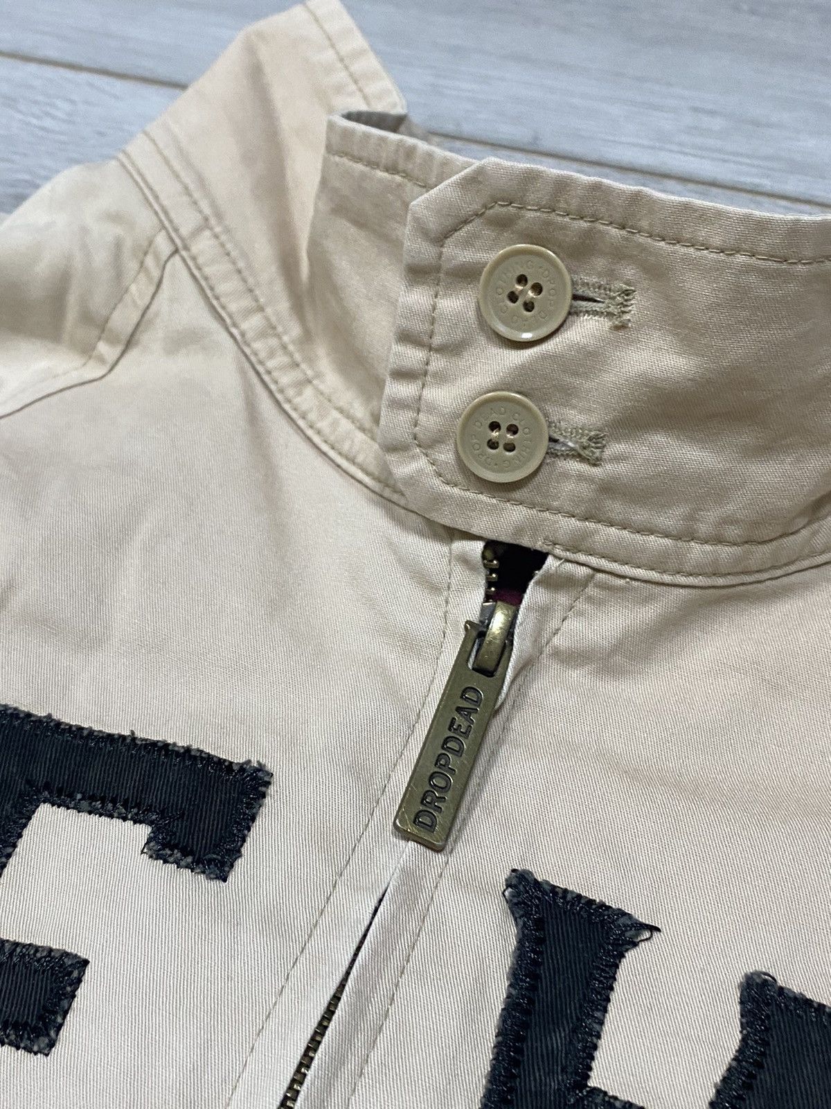 Drop Dead Clothing Drop Dead Clothing RARE spell out Swing top Jacket zip Size US S / EU 44-46 / 1 - 4 Thumbnail