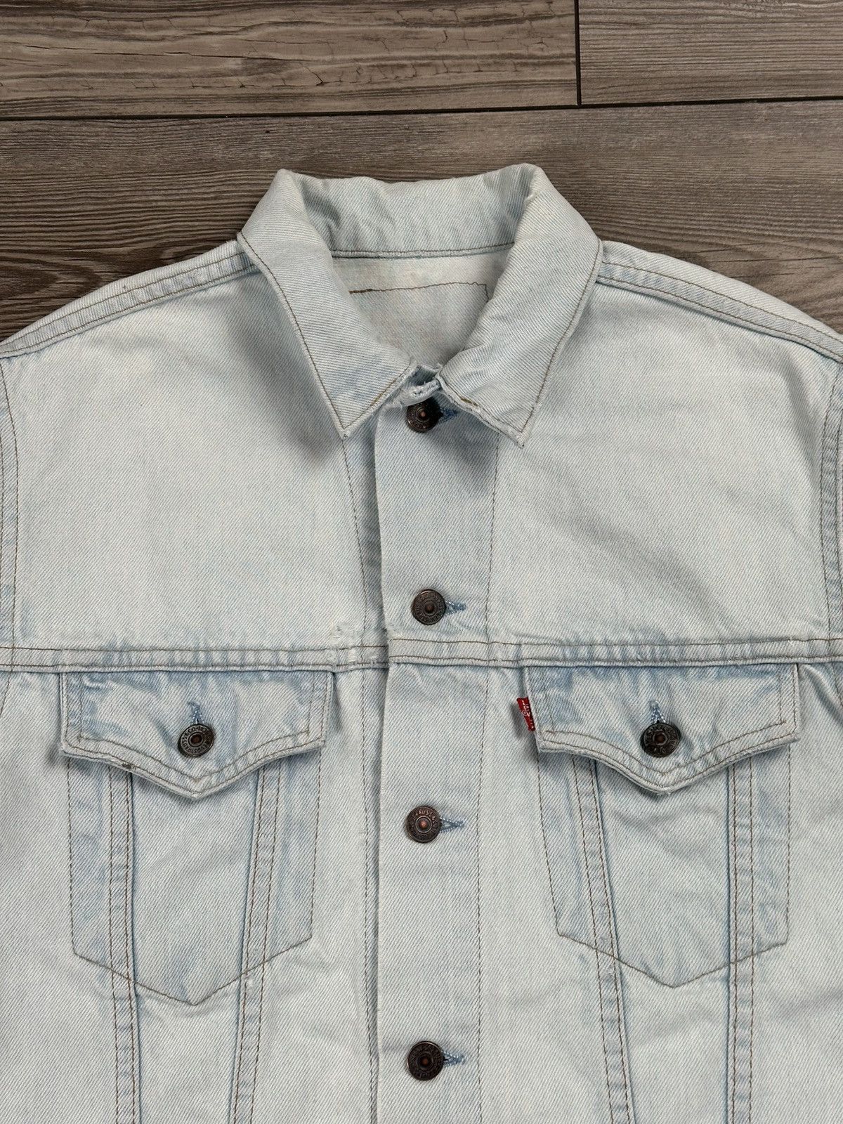 Levi's Vintage 90’s Levi’s Light Wash Denim Jacket Size US S / EU 44-46 / 1 - 3 Thumbnail