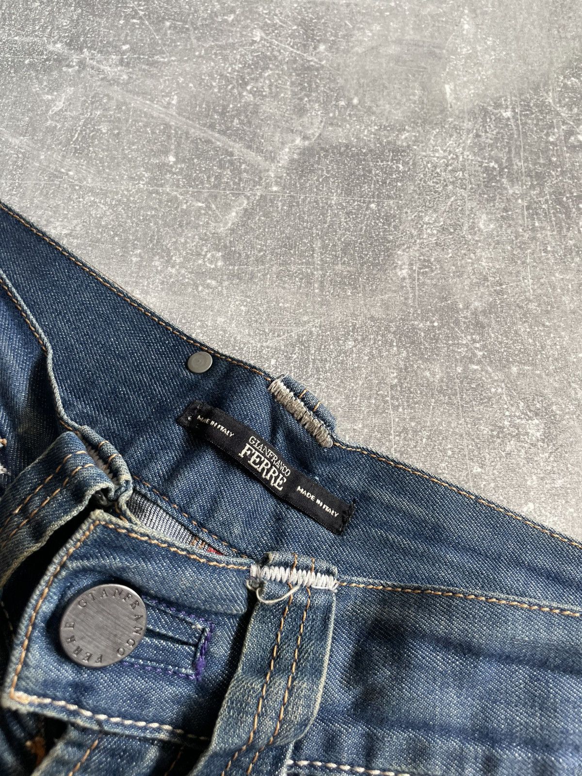 Other Vintage 90s Ferre Jeans Distressed Denim pants old rap rock Size US 30 / EU 46 - 8 Thumbnail