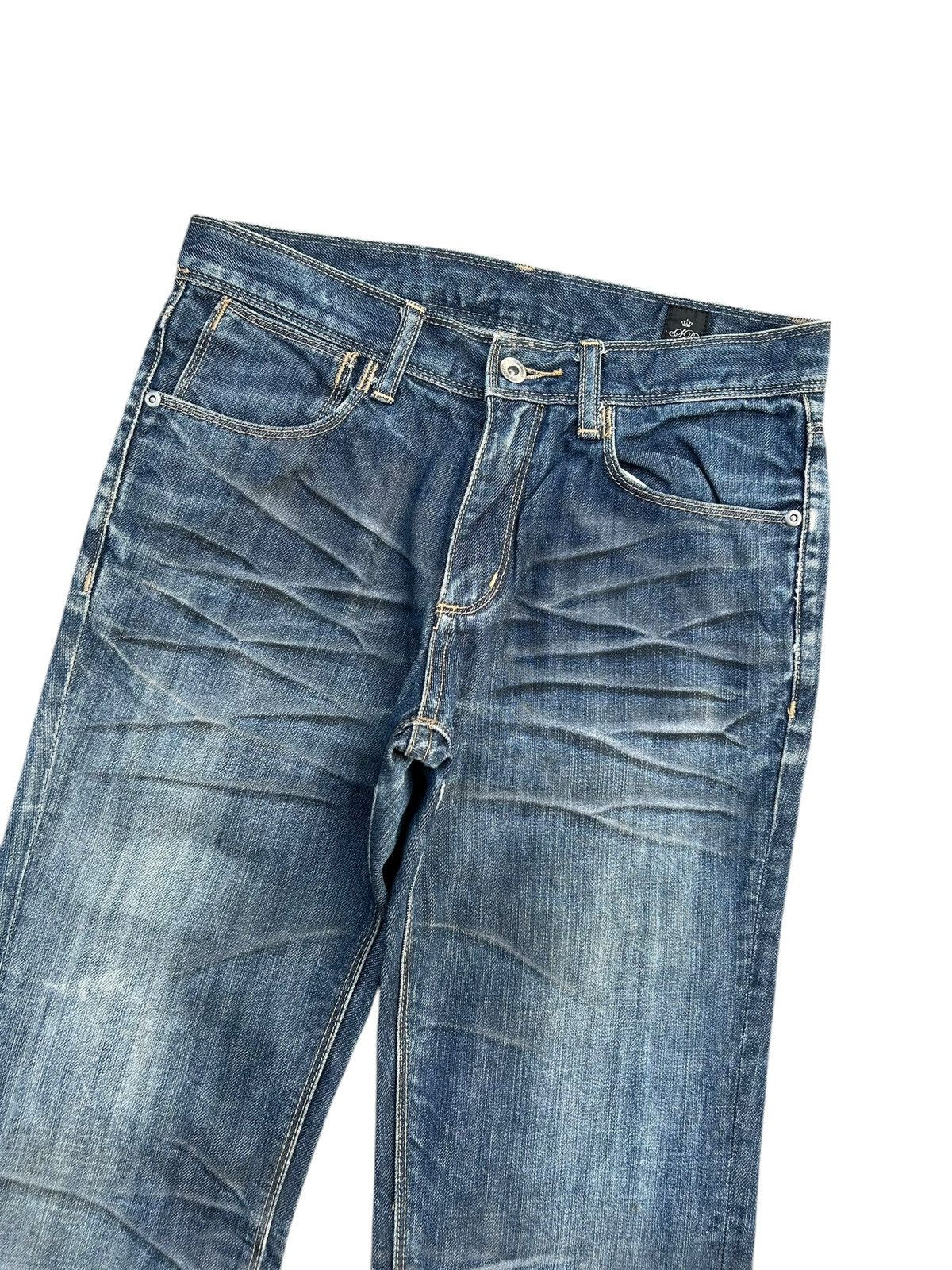 semanticdesign Semantic Design Japanese Punk Distressed Denim Jeans Size US 29 - 3 Thumbnail