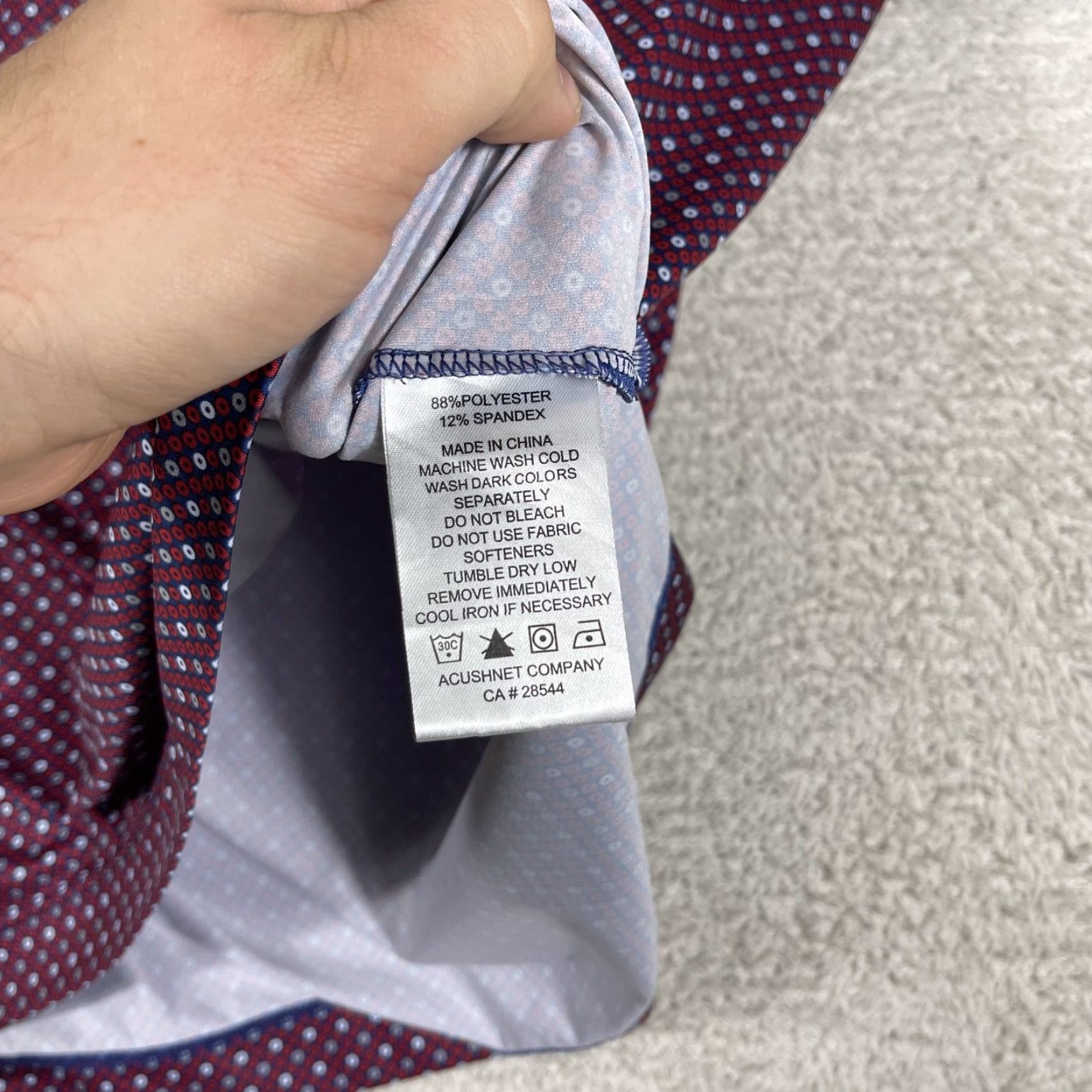 Footjoy FootJoy Polo Shirt Mens XL Circle Print FootJoy Lisle Floral Performance Clinton CC Polo Short Sleeve Multicolor Jungle Leaf Print Lisle Golf Men XL Size US XL / EU 56 / 4 - 7 Thumbnail