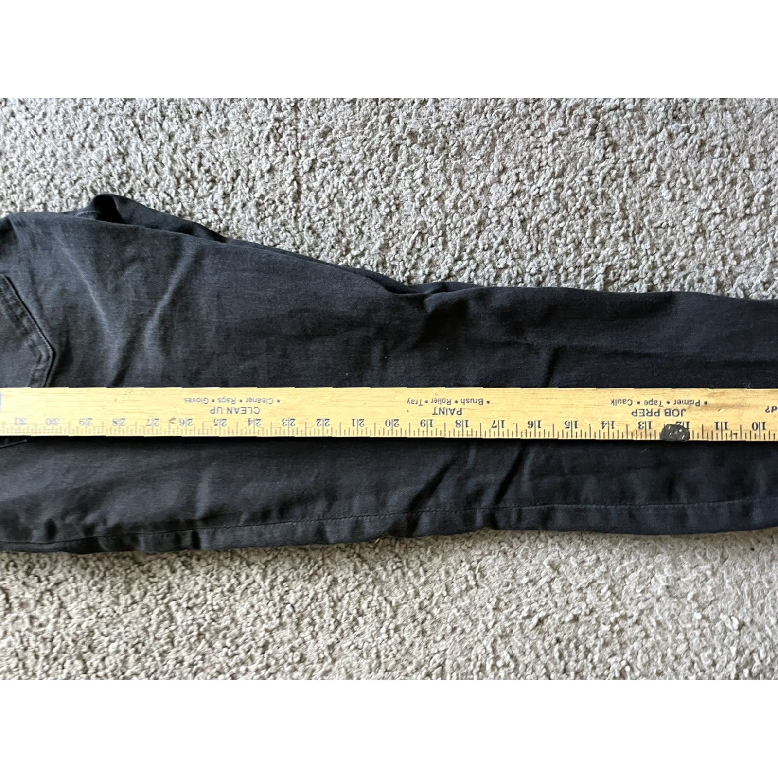 H&M H&M Womens High Rise Skinny Jeans 12 Black Solid Zip Up Size 34" / US 12 / IT 48 - 6 Thumbnail