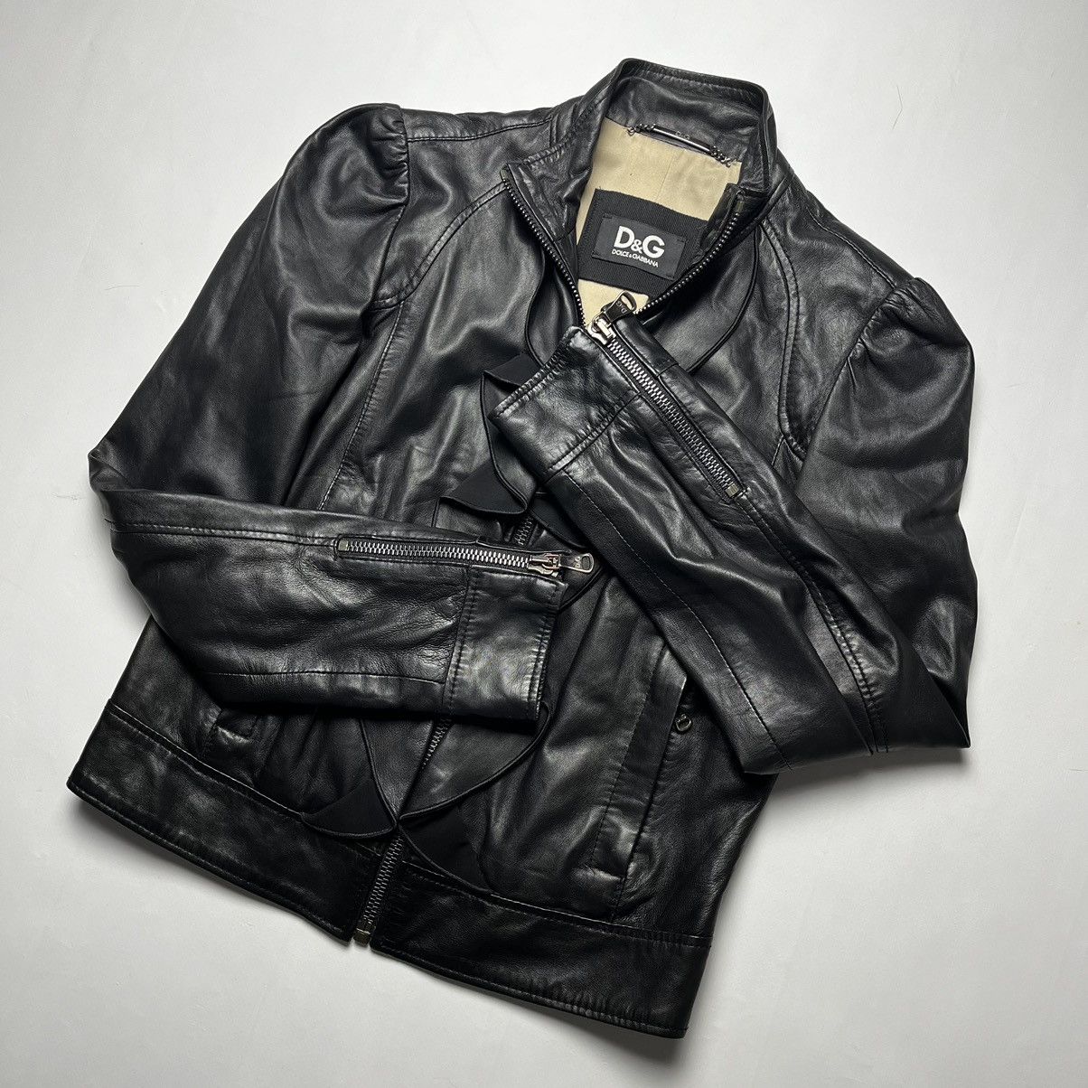 Dolce & Gabbana Dolce Gabbana Leather Jacket Size XS / US 0-2 / IT 36-38 - 2 Thumbnail