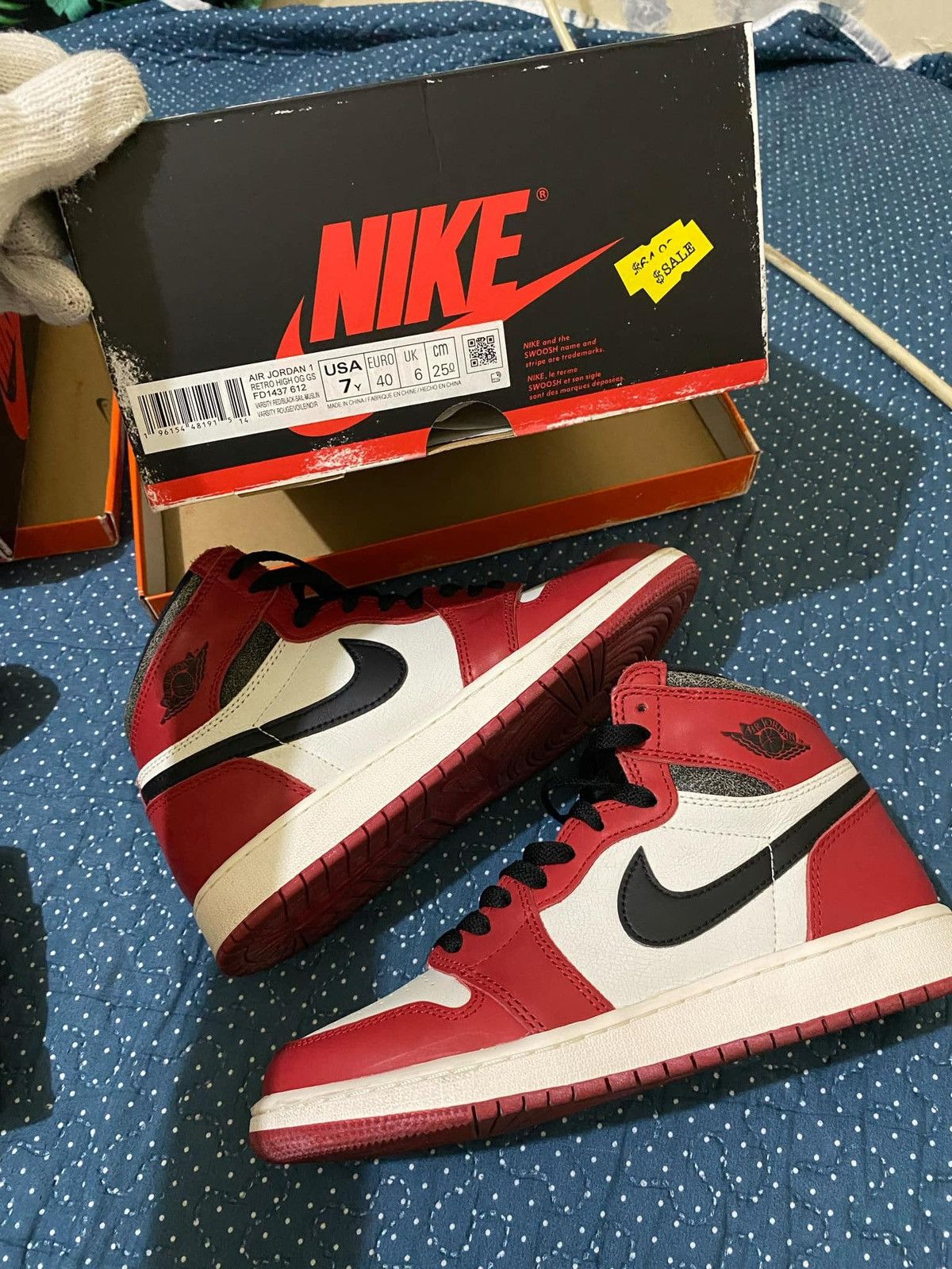 Jordan Brand × Nike Air Jordan 1 Lost And Found Size US 7 / EU 40 - 4 Thumbnail