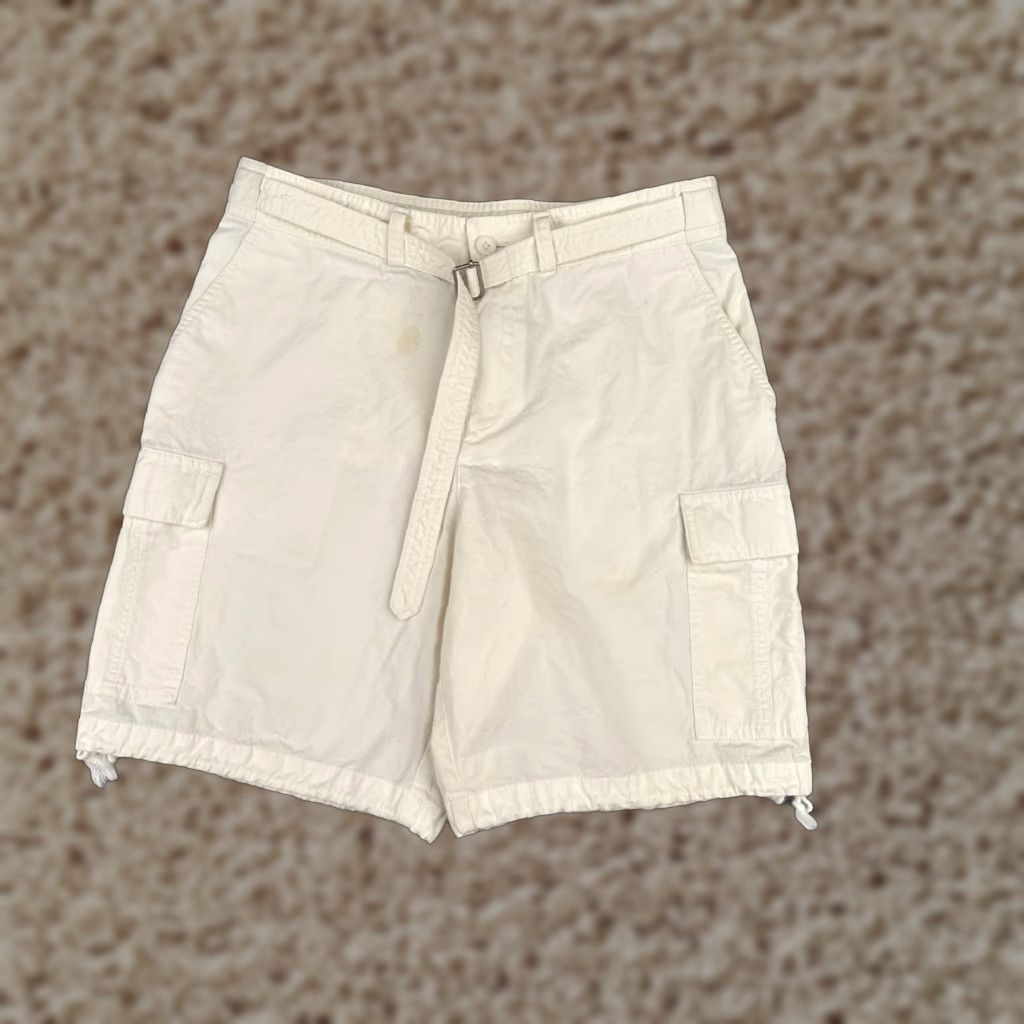 Ralph Lauren Lauren Ralph Lauren Shorts Women 6 Ivory Chino 30x8 100% Cotton Belted Cargo Button 8 in Inseam 5-Pocket Size 28" / US 6 / IT 42 - 1 Thumbnail