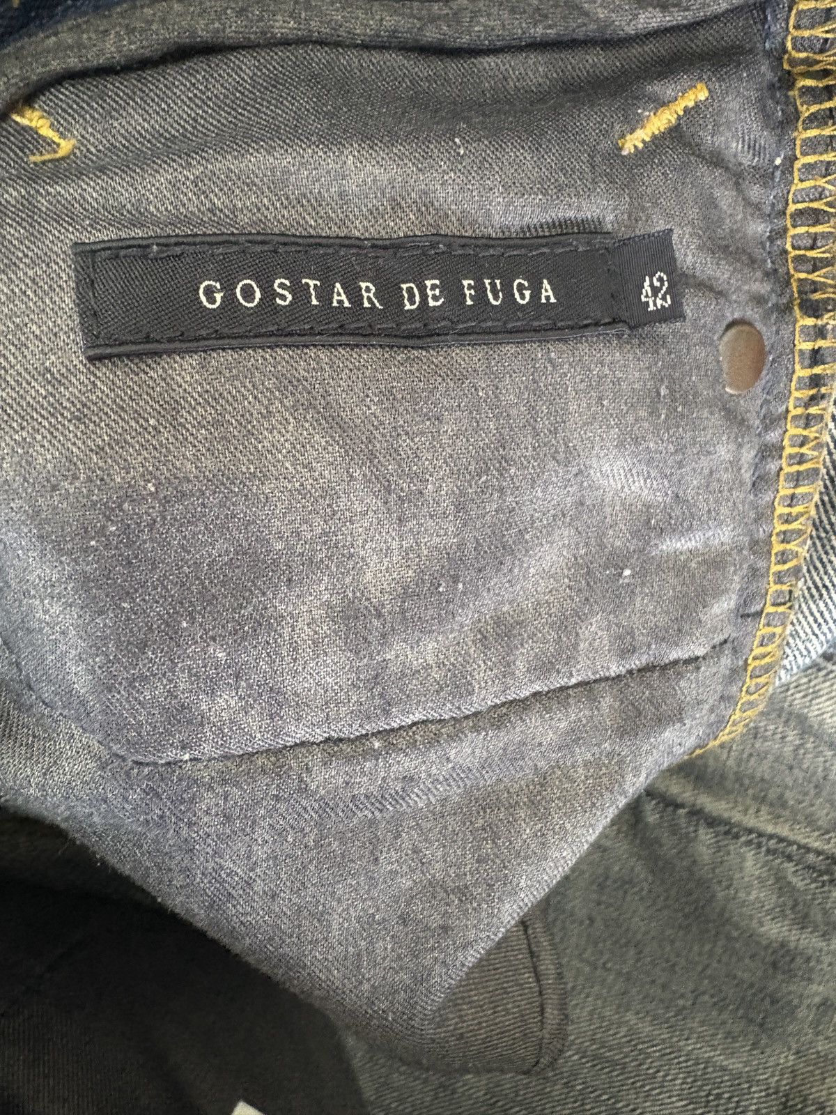 GOSTAR DE FUGA GOSTAR DE FUGA JAPANESE JEANS RARE Size US 42 / EU 58 - 6 Thumbnail
