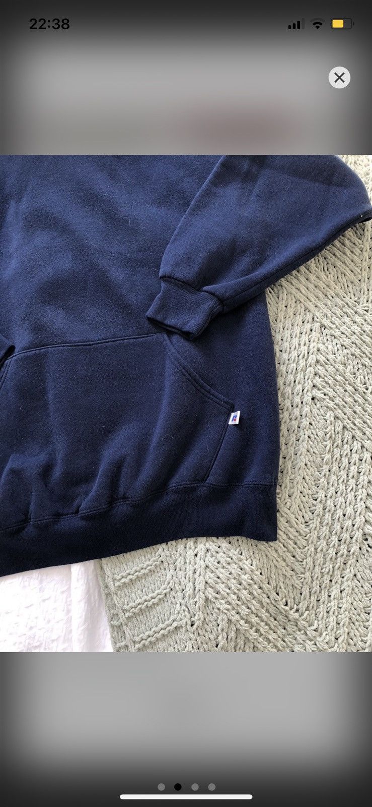 Russell Athletic Navy Russell Athletic Hoodie Size US L / EU 52-54 / 3 - 2 Thumbnail