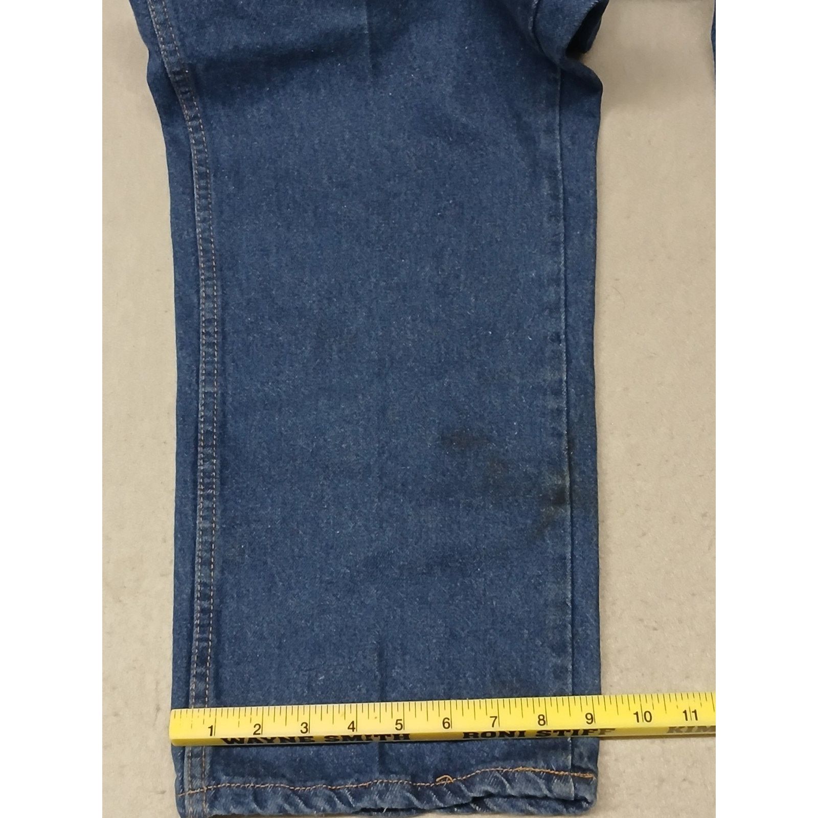 Other G & K (42x30) Tapered Straight Leg Blue Denim Work Jeans Size US 42 / EU 58 - 6 Thumbnail