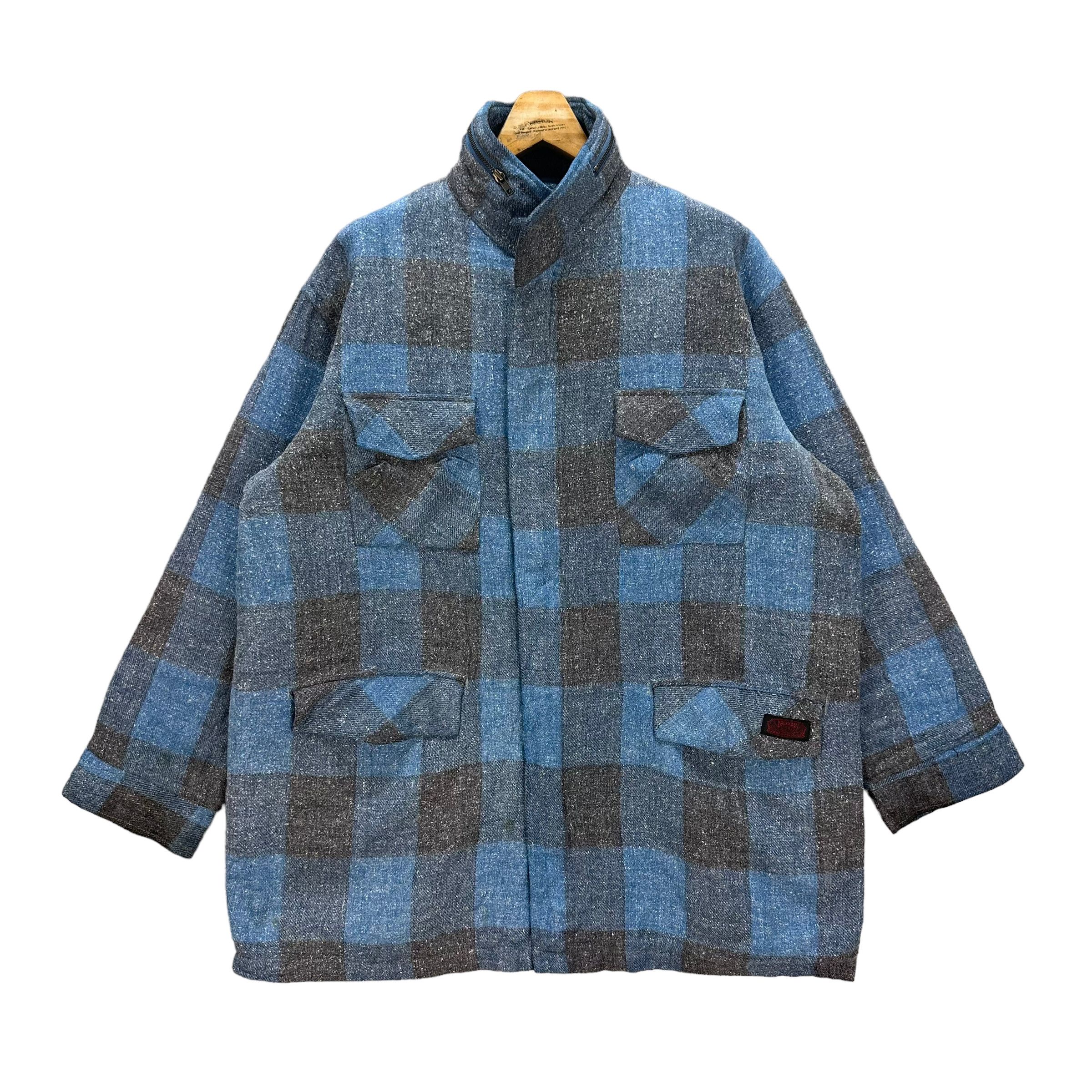 Vintage RUSTIC BOY TARTAN WOOL JACKET #8200-212 Size US XL / EU 56 / 4 - 1 Thumbnail
