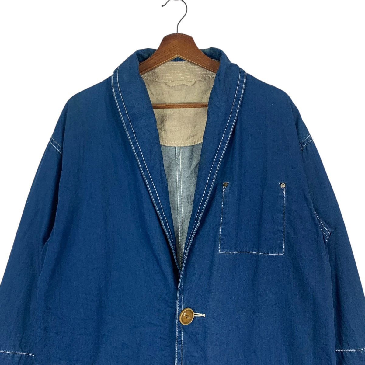Vintage Vintage Beardsley Habillement Quotidien Long Chore Jacket Size US M / EU 48-50 / 2 - 3 Thumbnail