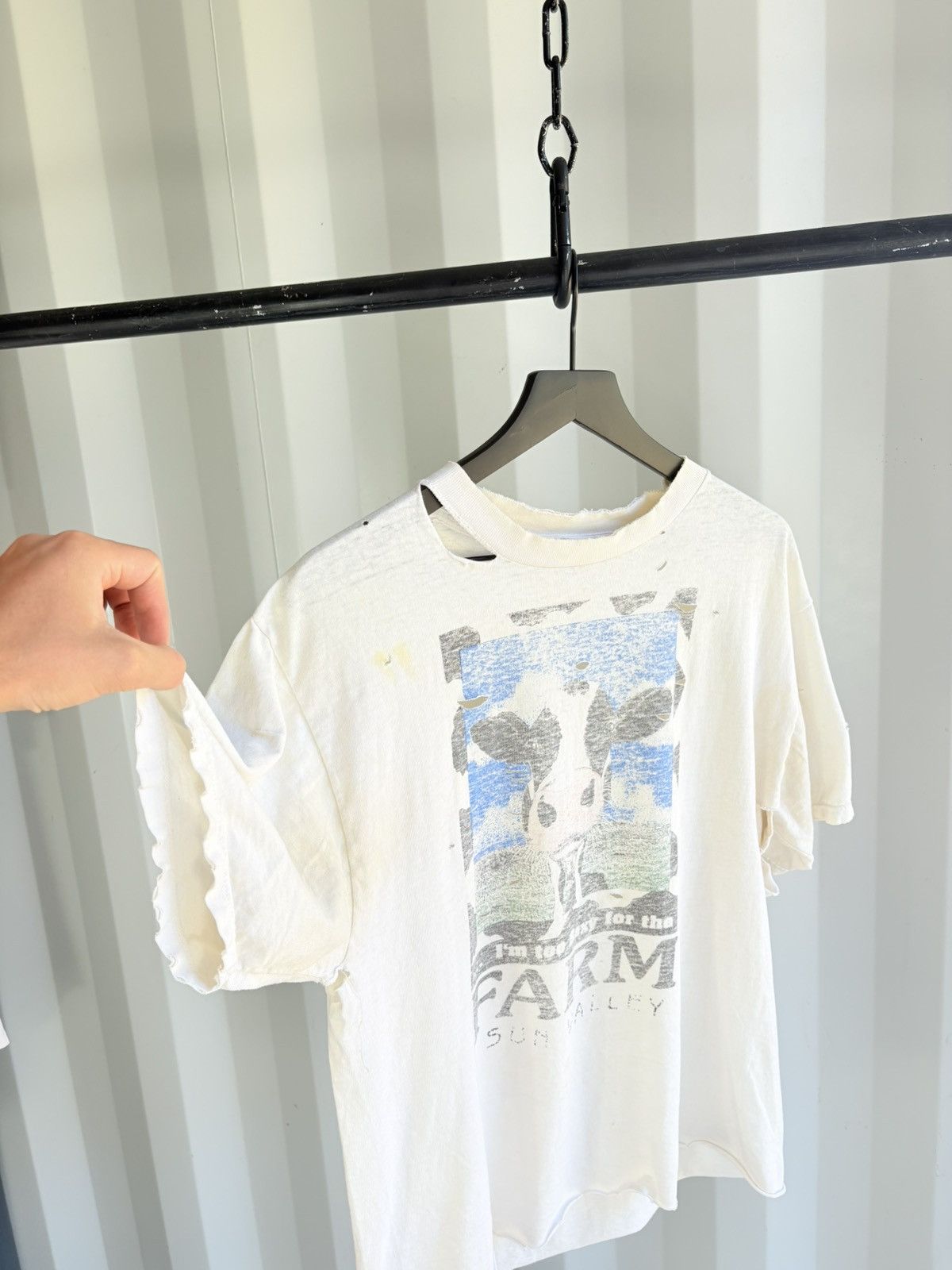 Vintage Too Sexy Thrashed Distressed Faded Grunge Thin Band Size US XL / EU 56 / 4 - 3 Thumbnail