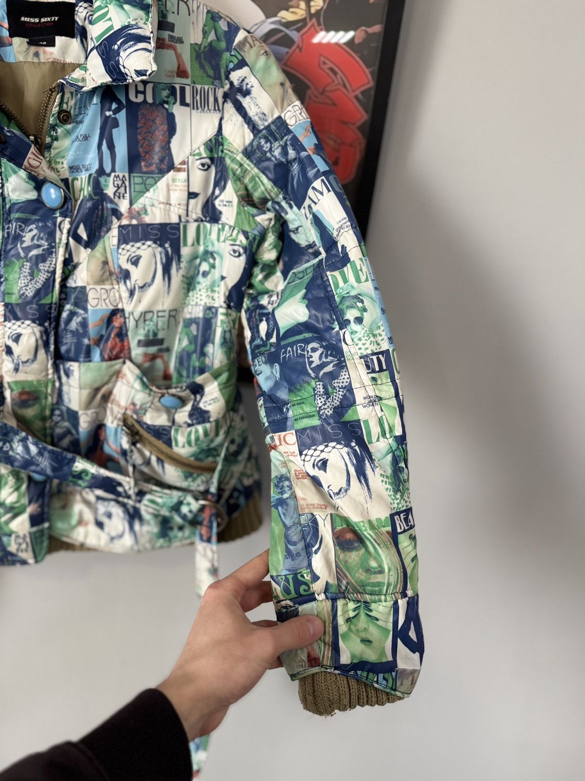Miss Sixty Miss Sixty multicoloured bomber jacket with adjustable waist Size XS / US 0-2 / IT 36-38 - 4 Thumbnail