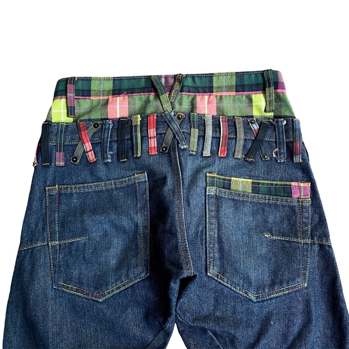 Hysteric Glamour × Japanese Brand × Number (N)ine 2000s Vintage BreathMint Brthbreath Double Waist Denim Jeans Size US 29 - 8 Thumbnail