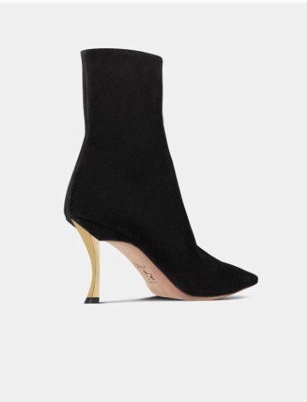 Dior o1w1db10924 D-Fame Heeled Ankle Boot in Black Size US 12 / IT 42 - 3 Thumbnail