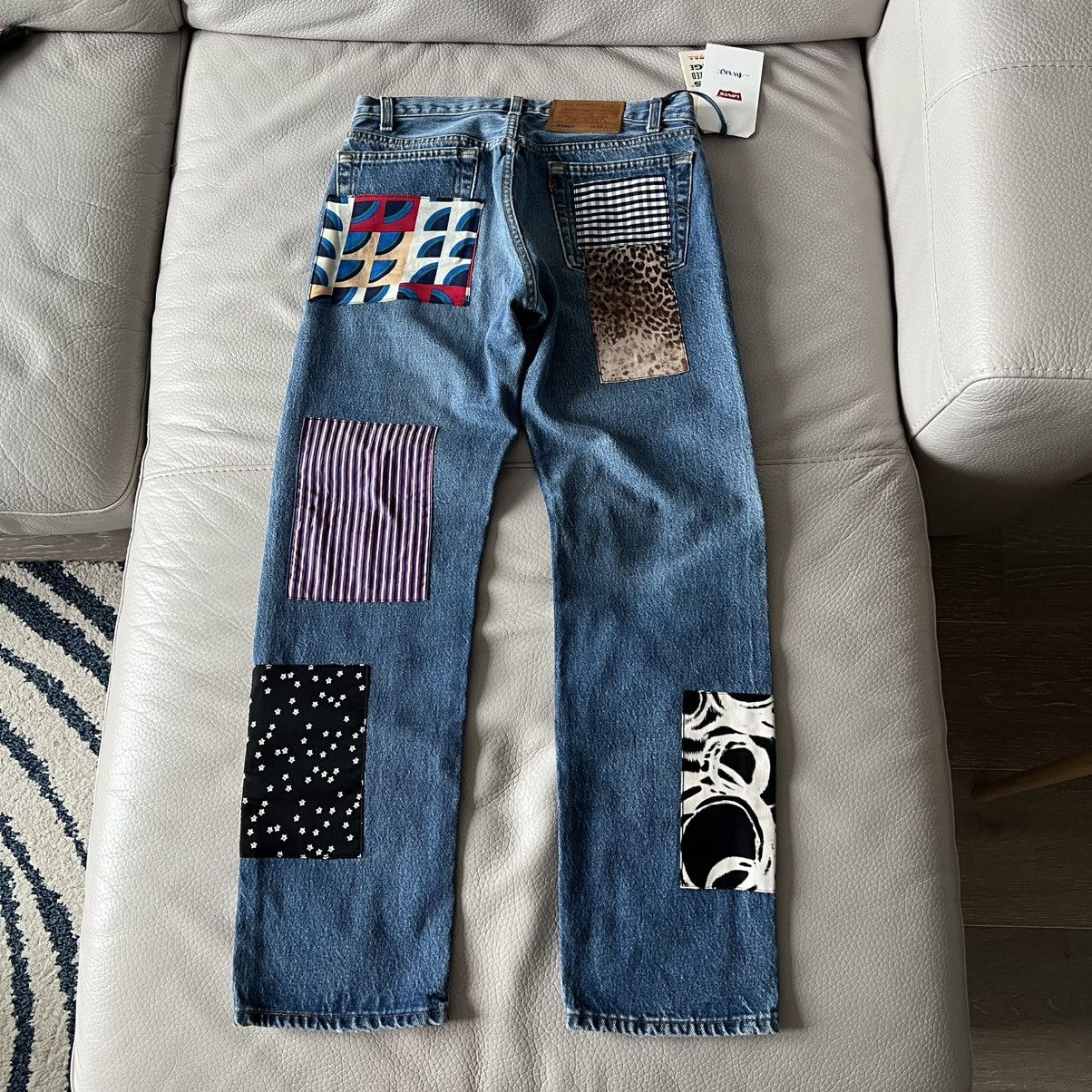 Awake NY × Levi's Awake NY X Levi’s patchwork jeans Size US 30 / EU 46 - 2 Thumbnail